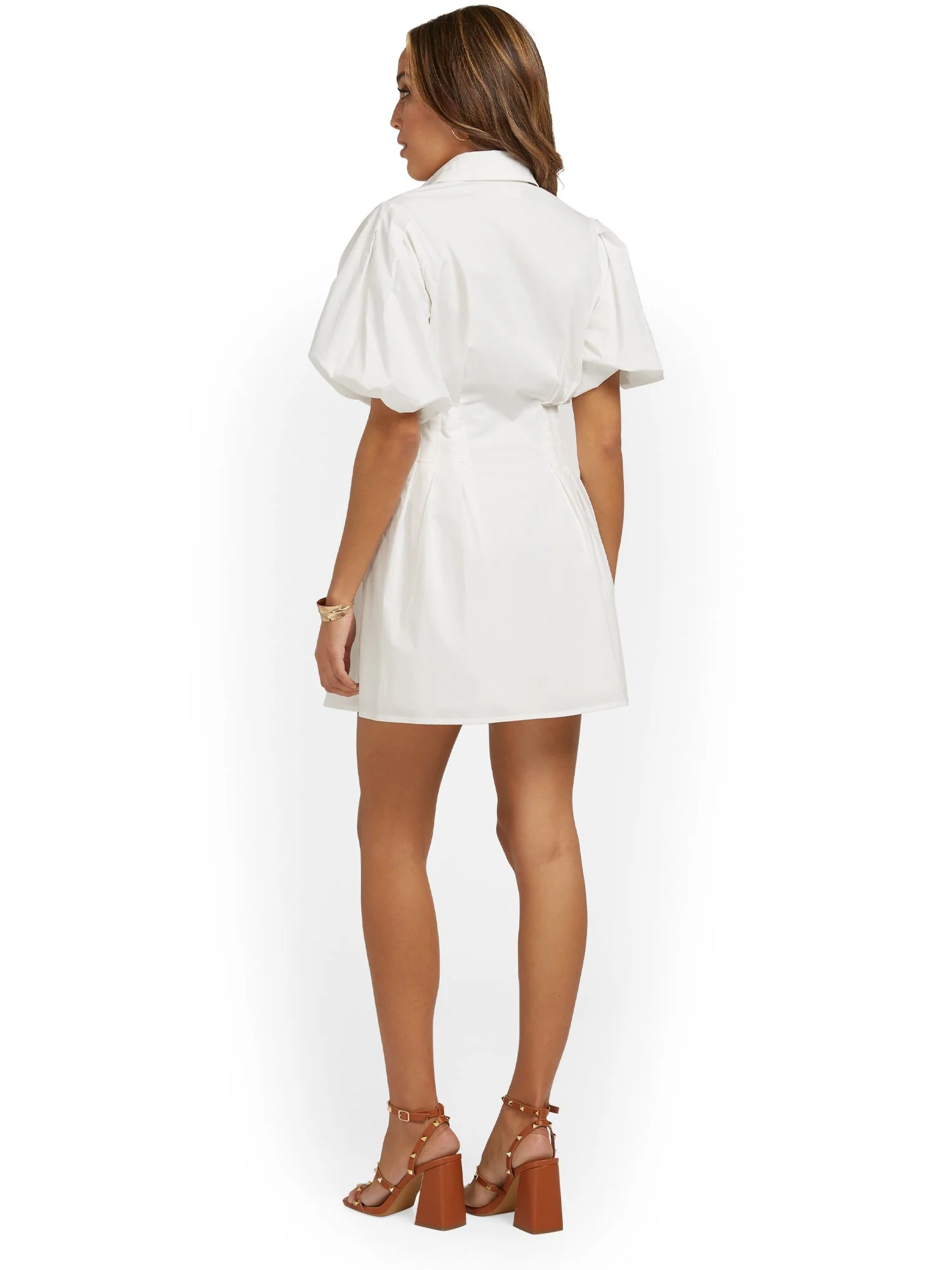 Lena Puff-Sleeve Shirtdress - Brands We Love - Image 13