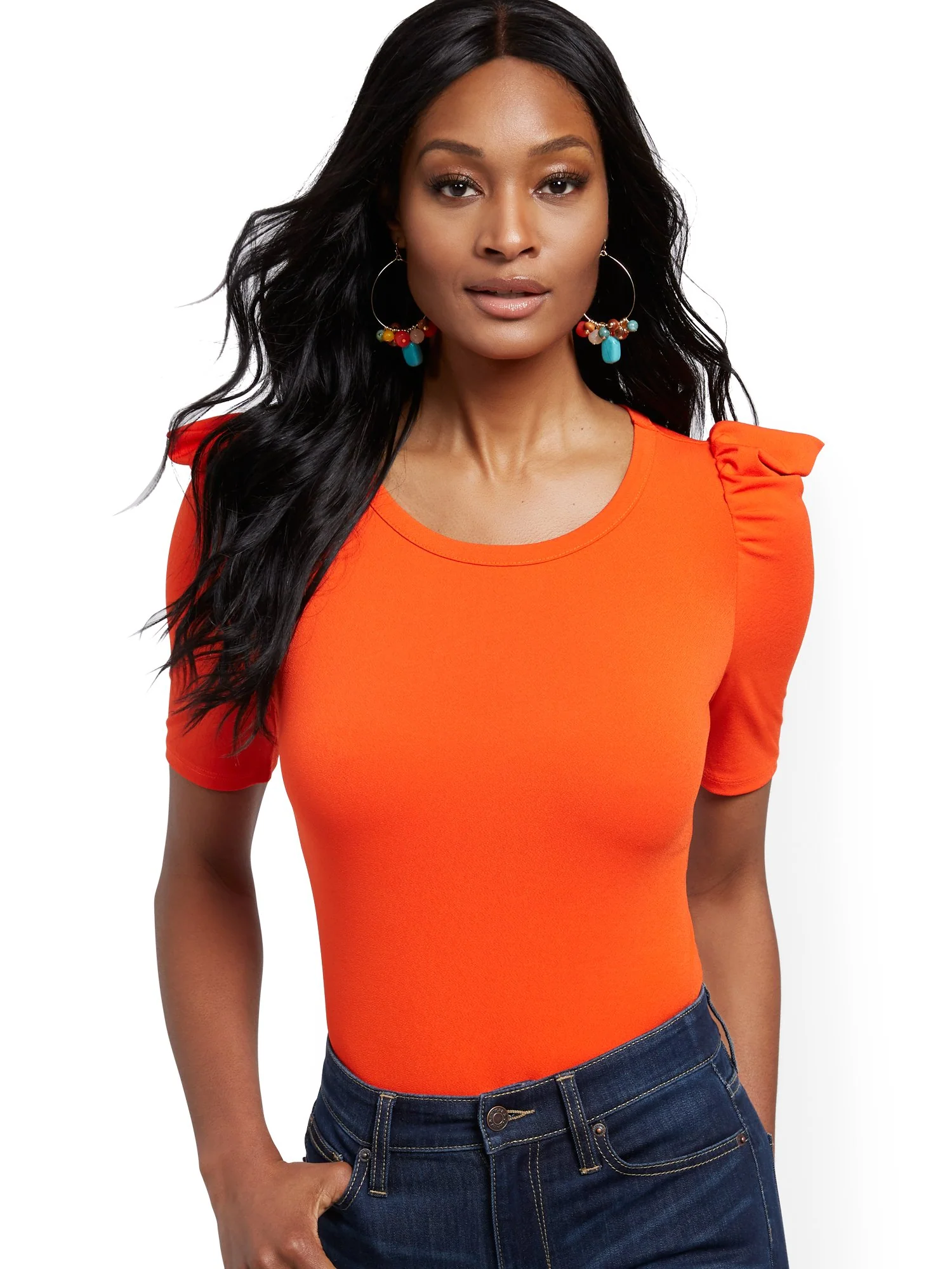 Puff-Sleeve Top - Image 10
