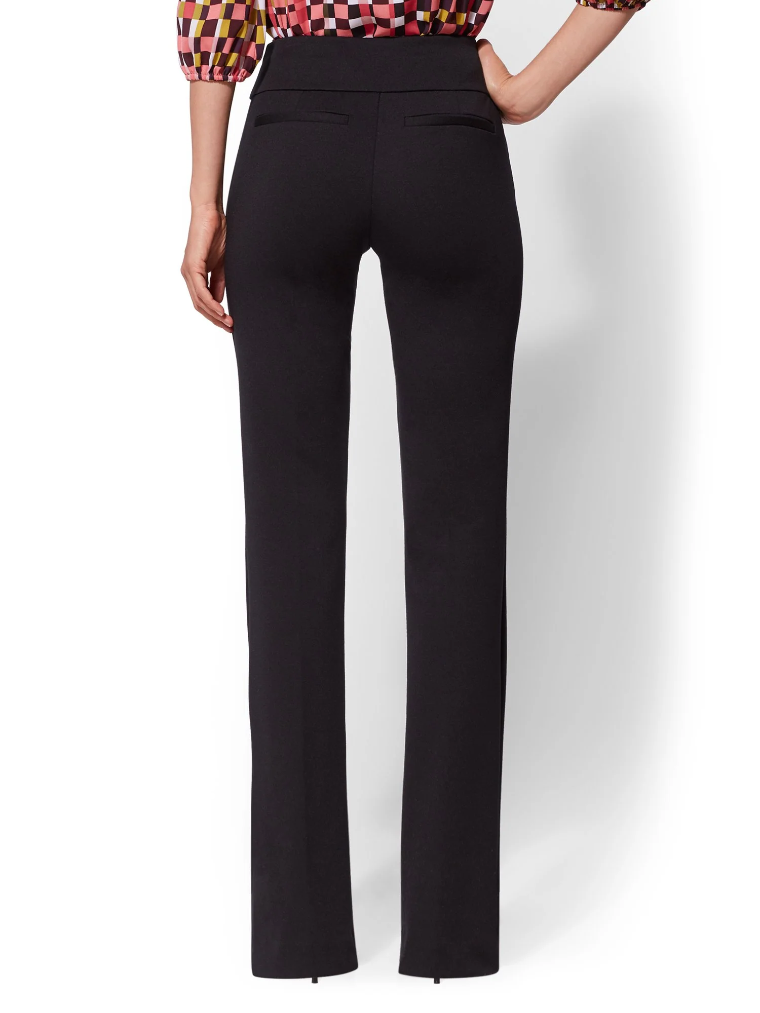 Pull-On Bootcut Pant - Signature Fit - 7th Avenue - Image 3