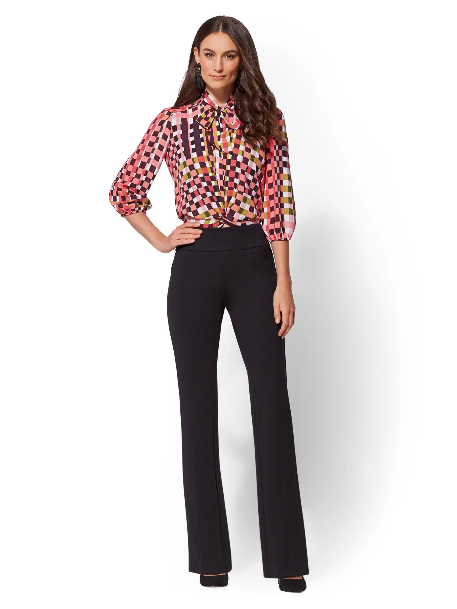 Pull-On Bootcut Pant - Signature Fit - 7th Avenue - Image 6