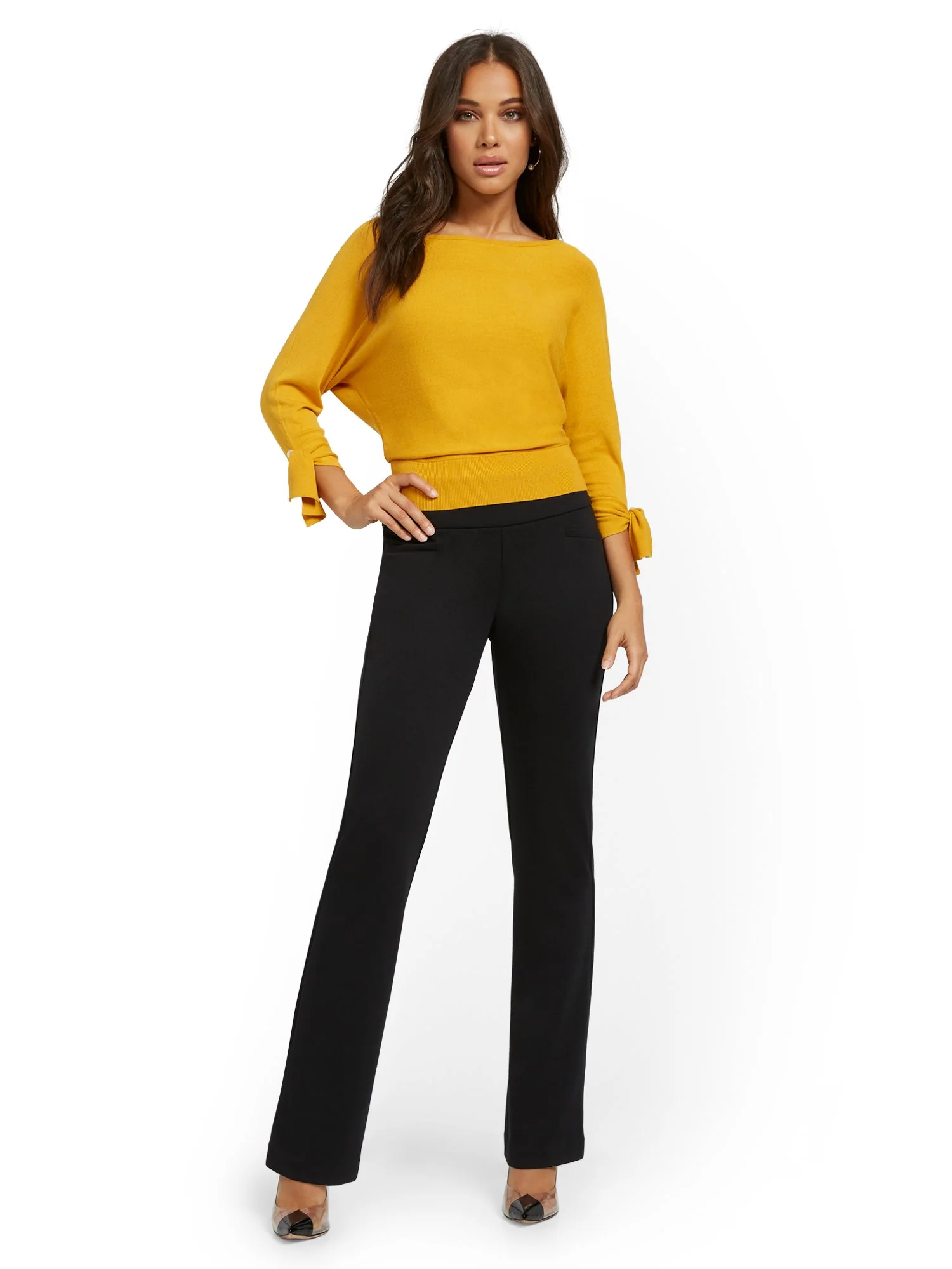 Pull-On Bootcut Ponte Pant - Superflex - Image 4