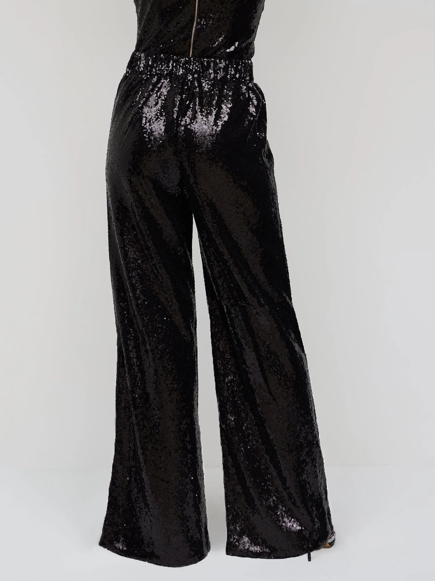 Pull-On Sequin Wide-Leg Pant - Image 2