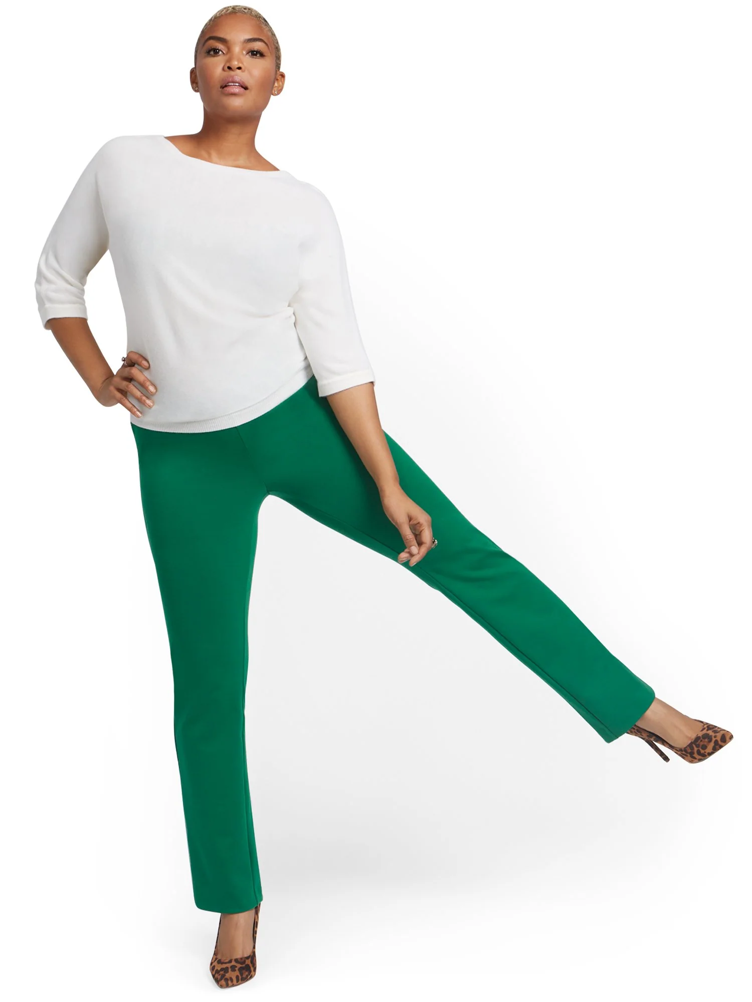 Pull-On Straight-Leg Pant - Superflex - Image 7
