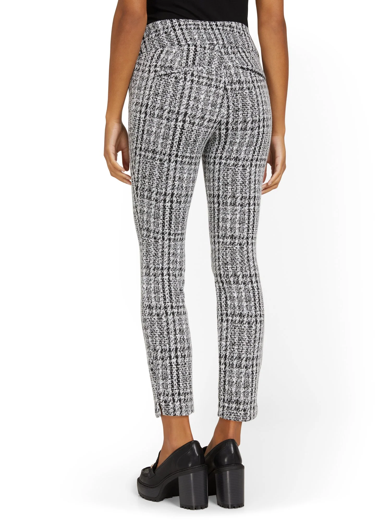 Pull-On Super High-Waisted Ankle Ponte Pant - Superflex - Image 3