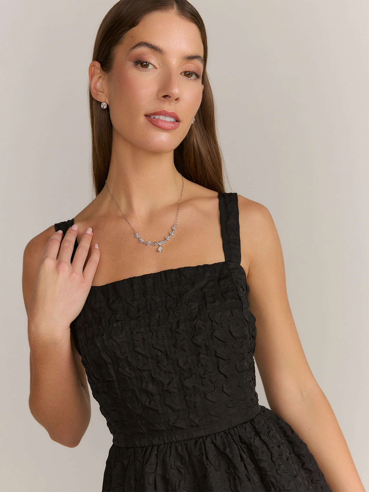 Just Me Quilted A-Line Maxi Dress - Brands We Love - Image 2