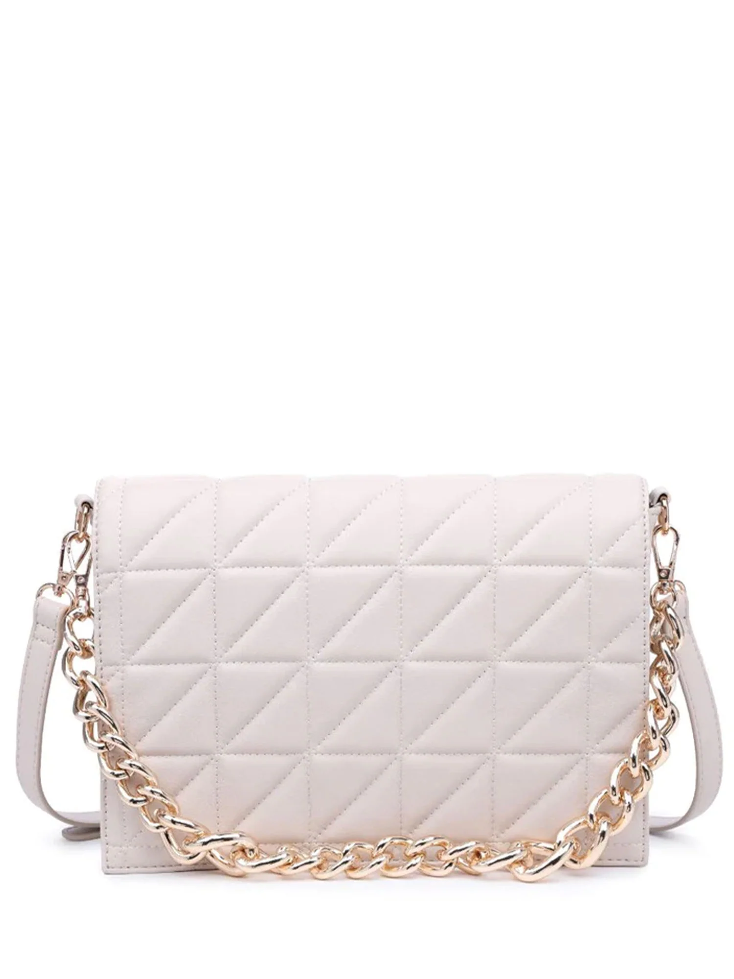 Urban Expressions Quilted Chain Strap Crossbody Bag - Brands We Love