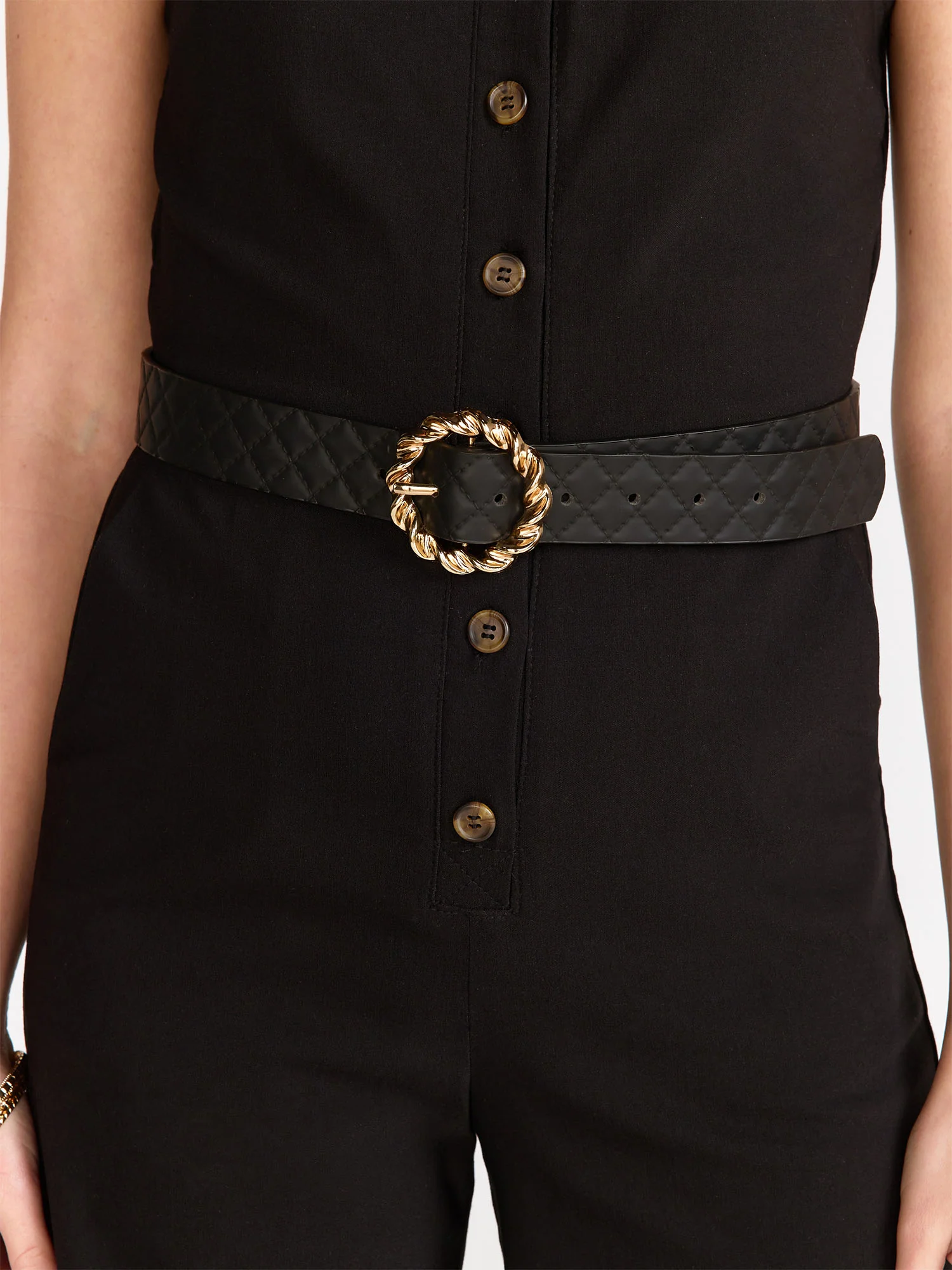 Quilted Twist Circle Belt - Image 2