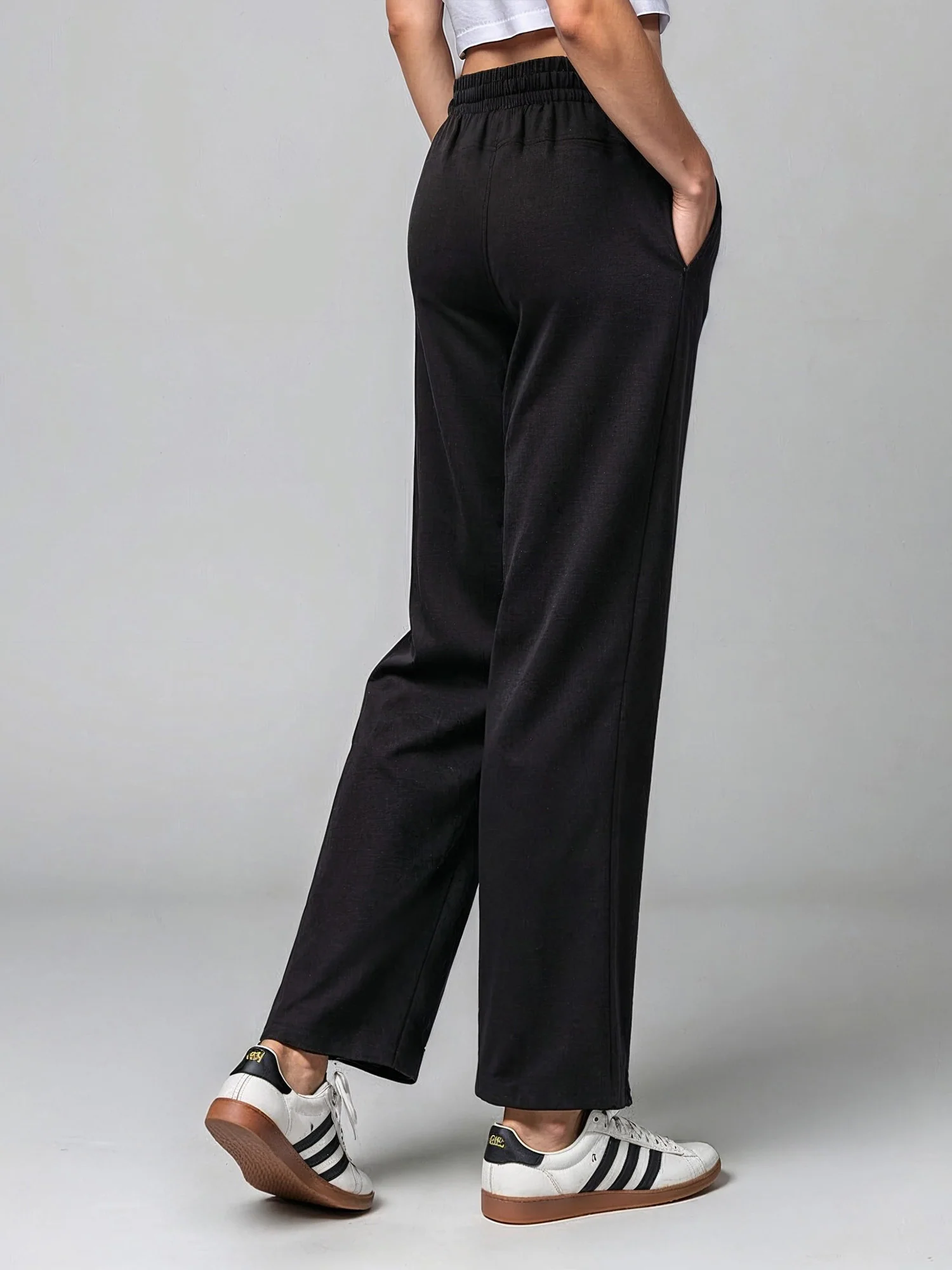 Modal Scuba Wide Leg Pant - Image 13