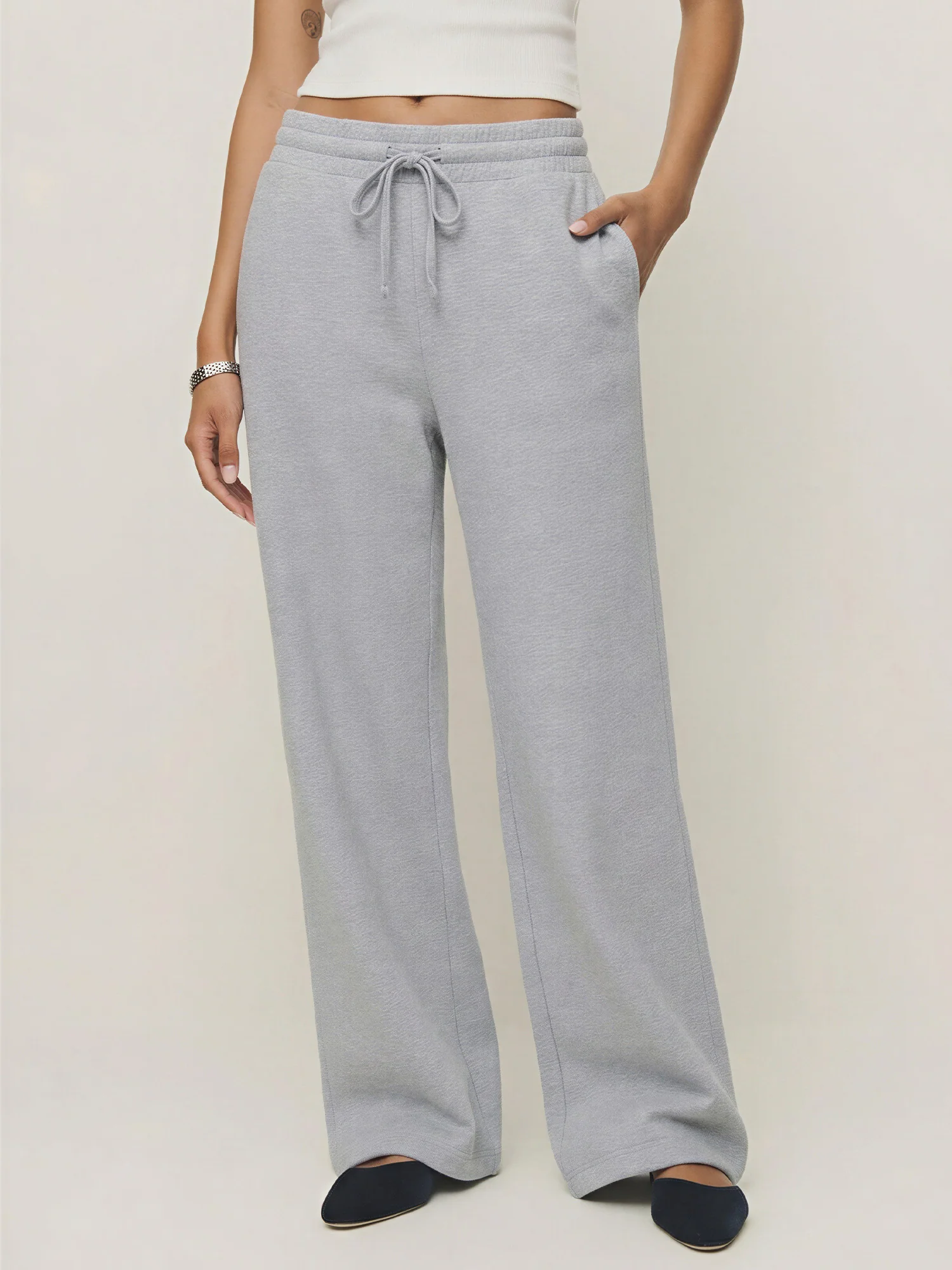 Modal Scuba Wide Leg Pant - Image 3