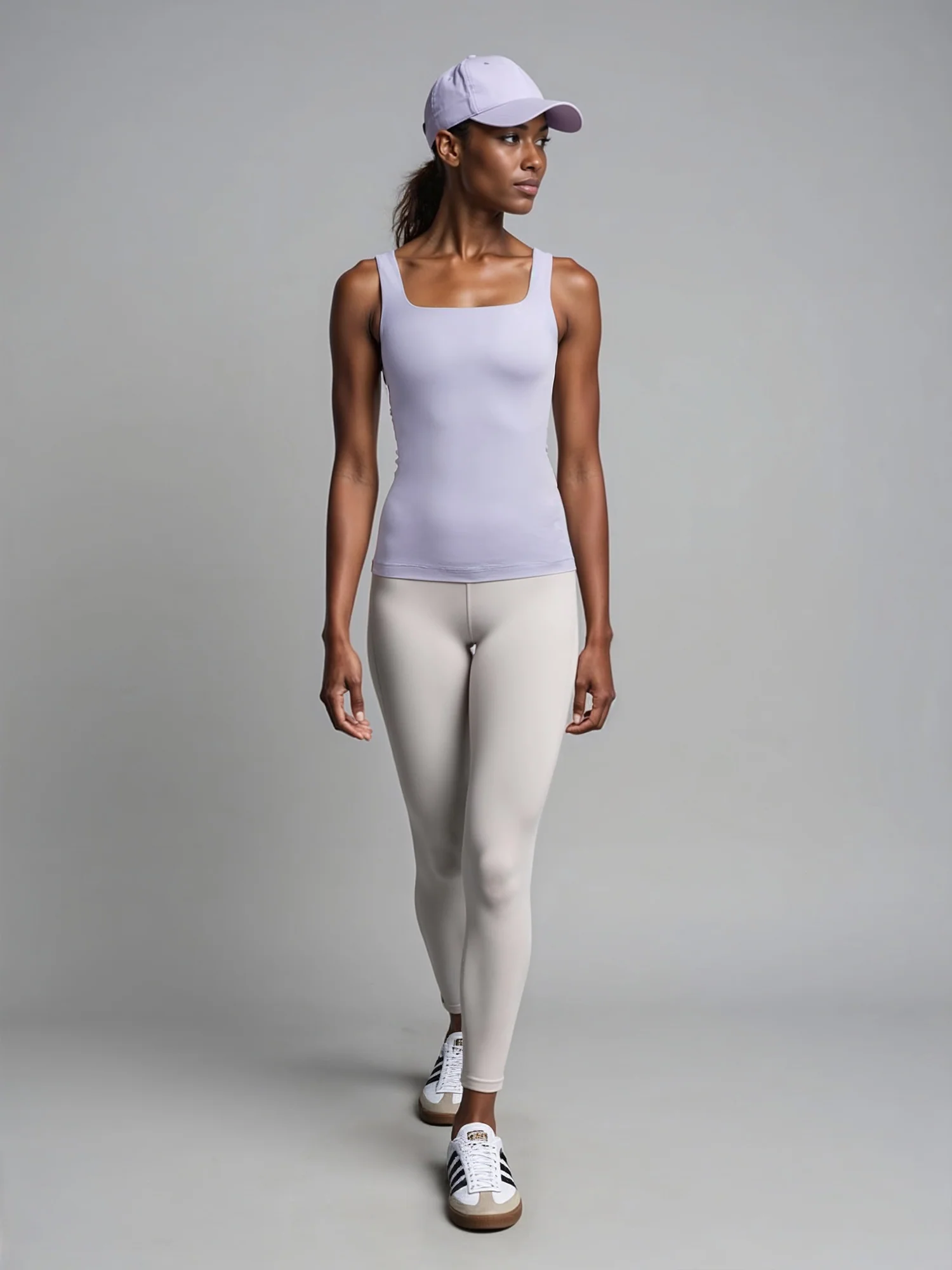 Sleeveless Buttersoft  Square Neck Tank Top - Image 15