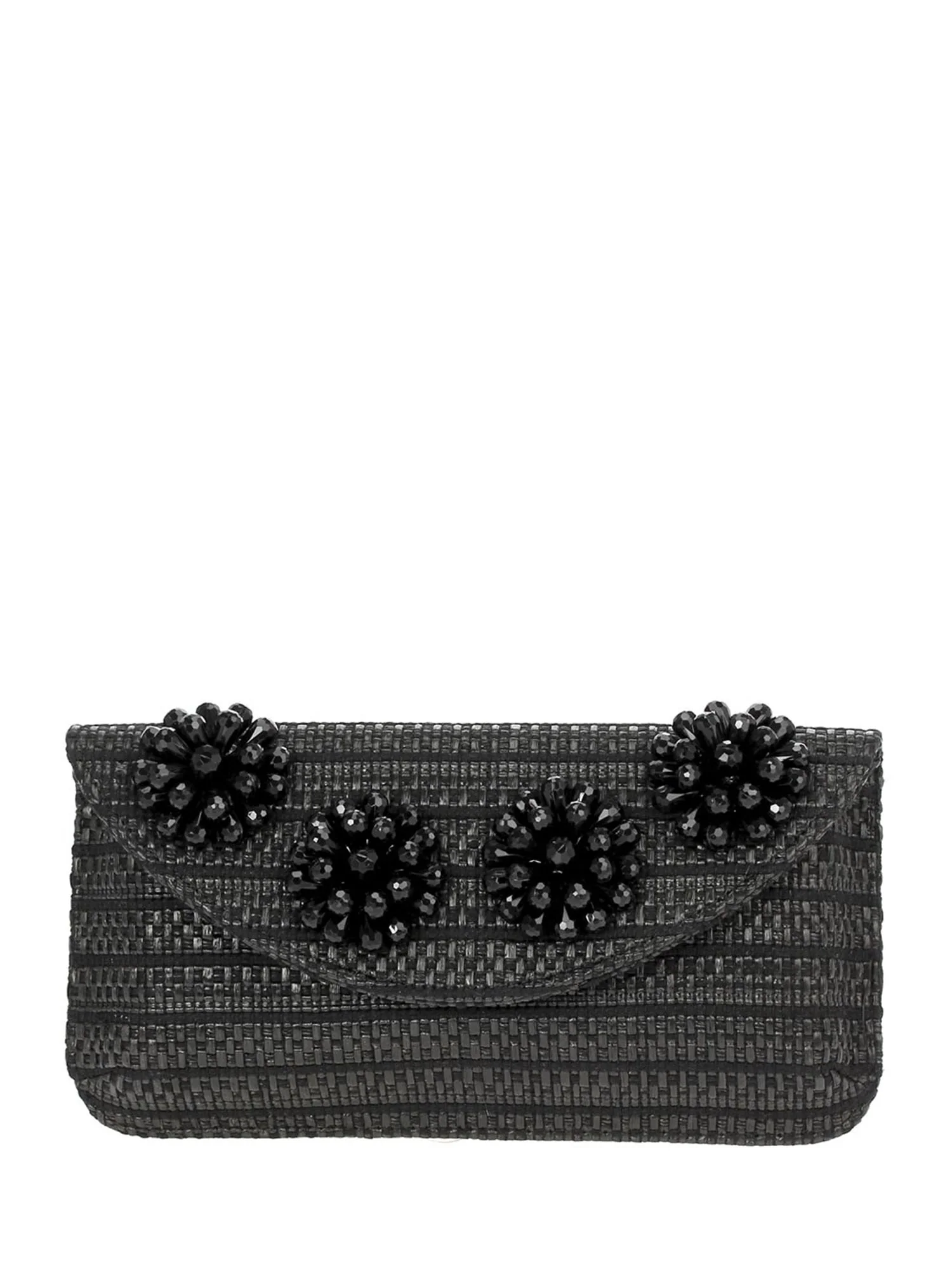 Raffia Rosette Clutch - Image 2