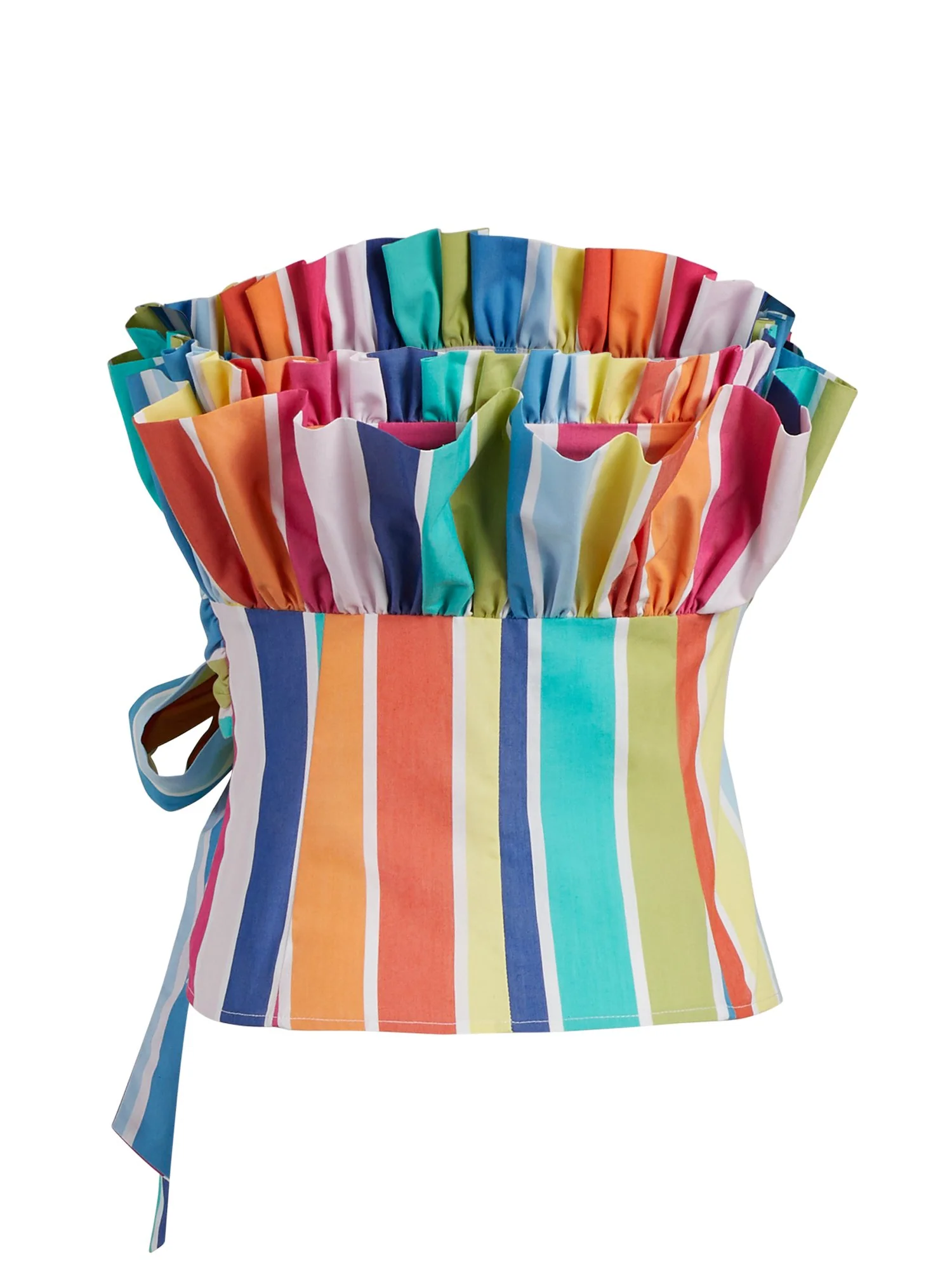 Rainbow Stripe Cupcake Top - 7th Avenue - Image 3