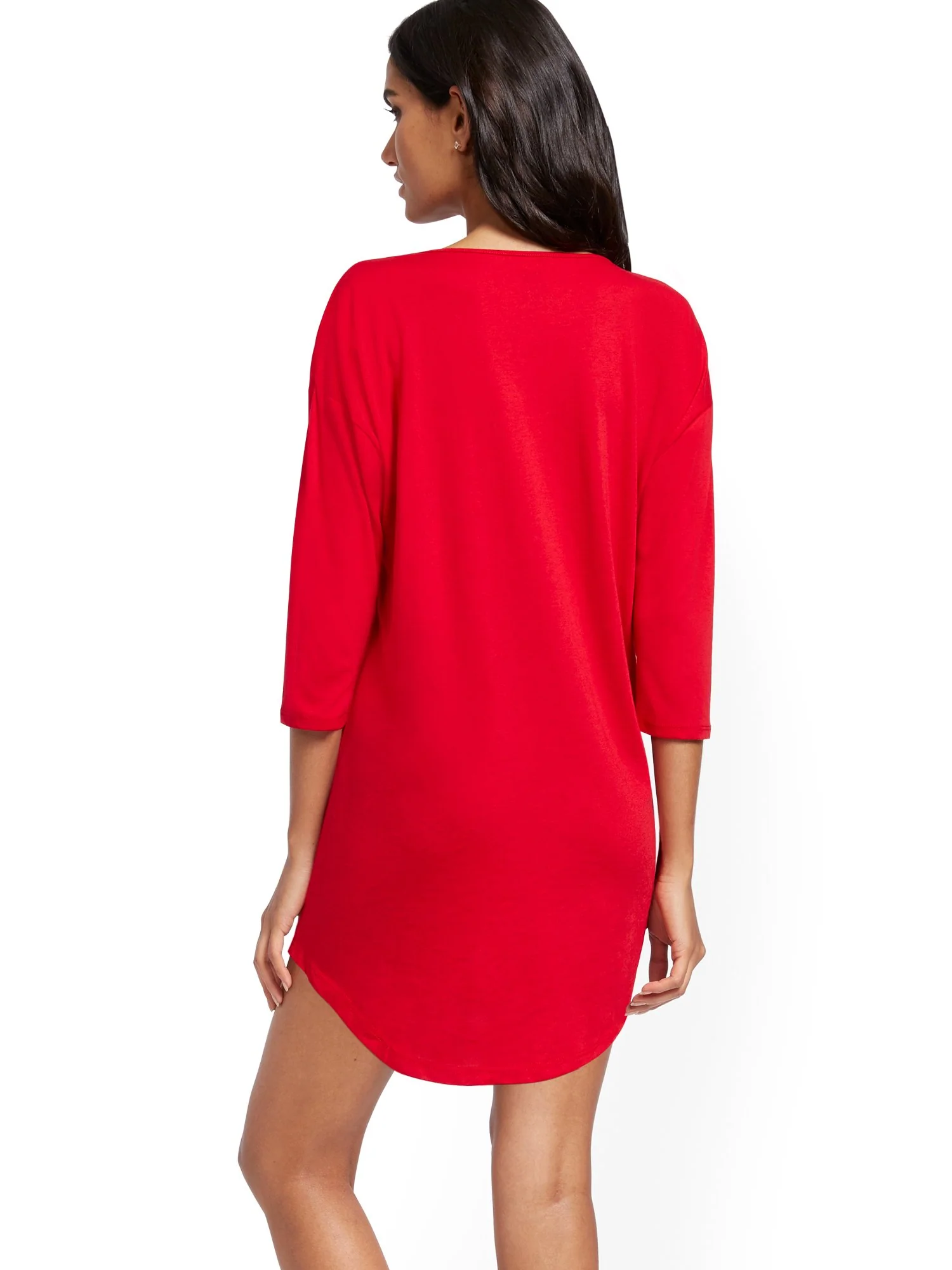 Red 'Love' Sleep Dress - Image 3