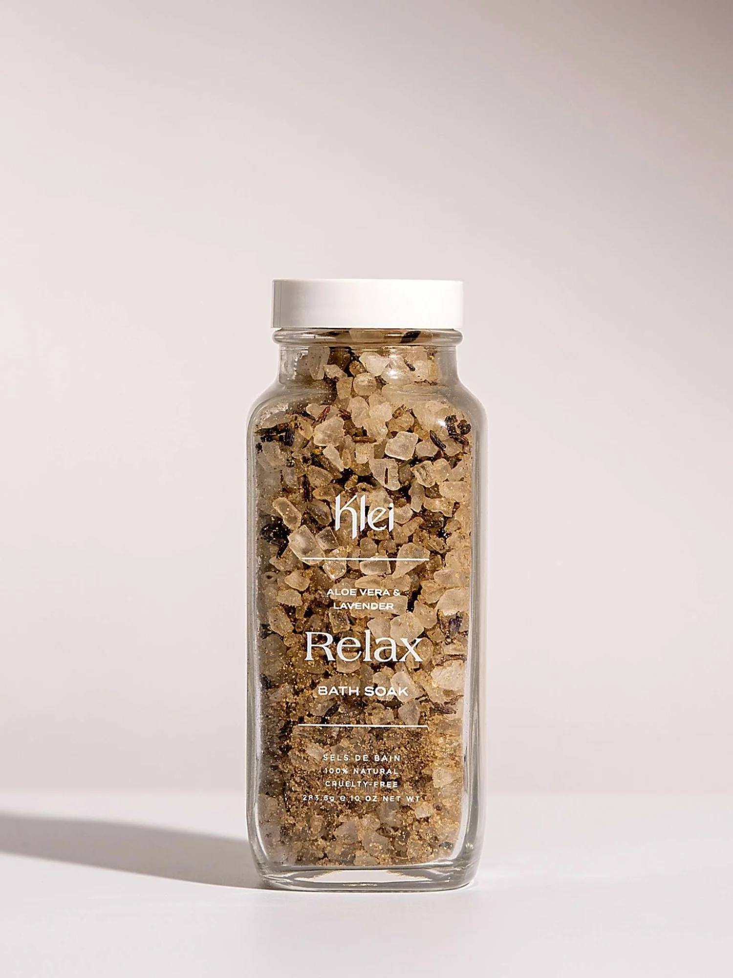 Relax Lavender & Aloe Vera Herbal Bath Soak - Klei Beauty - Image 2