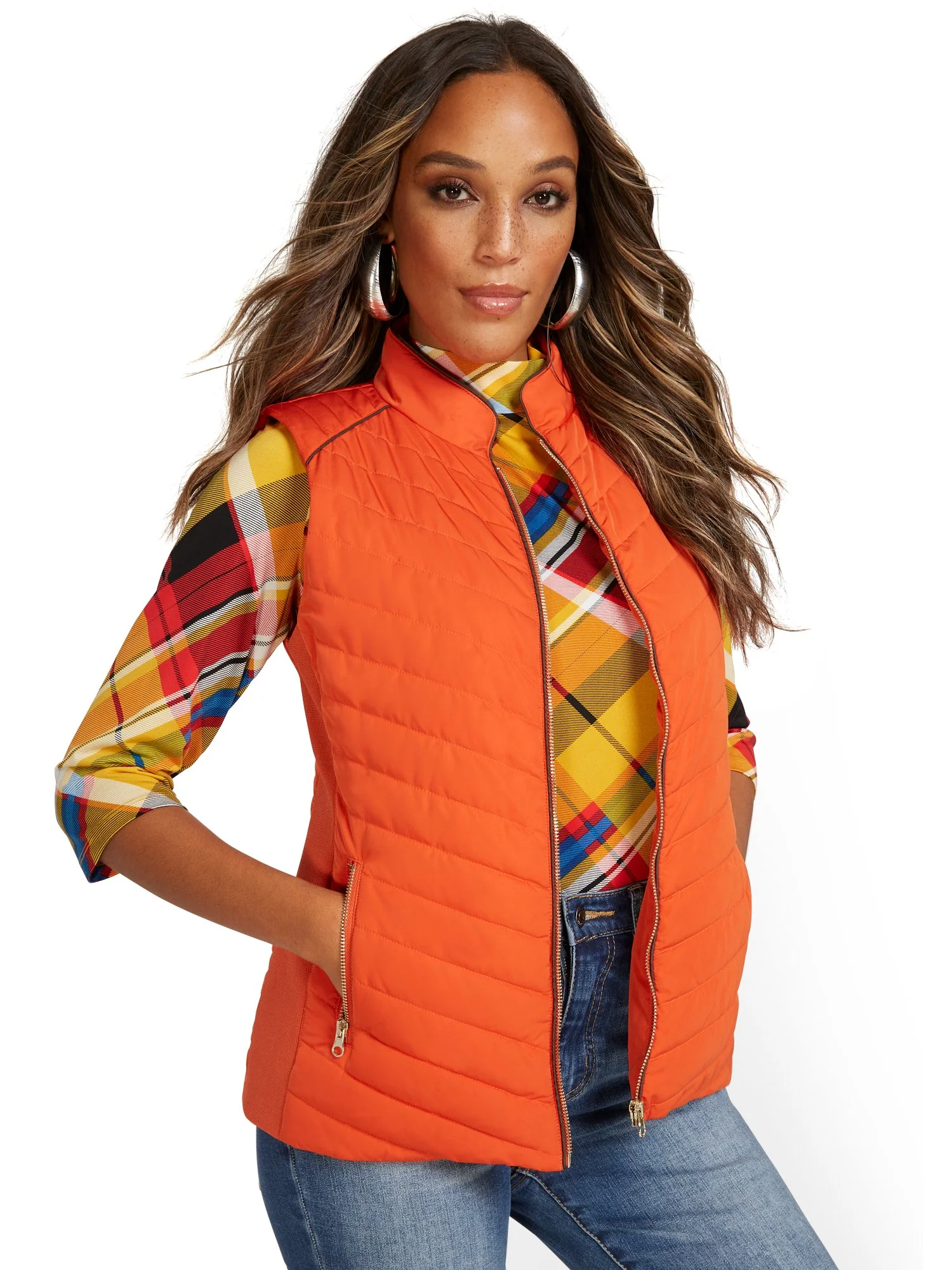 REPREVE® Piped Quilted Vest - Image 14