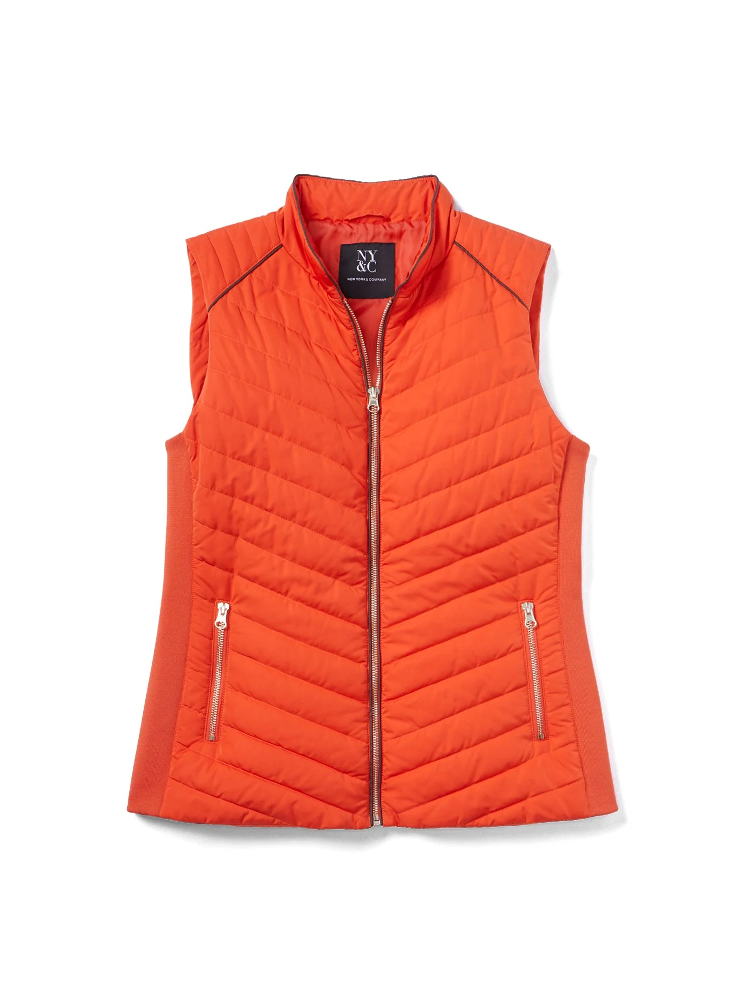 REPREVE® Piped Quilted Vest - Image 15