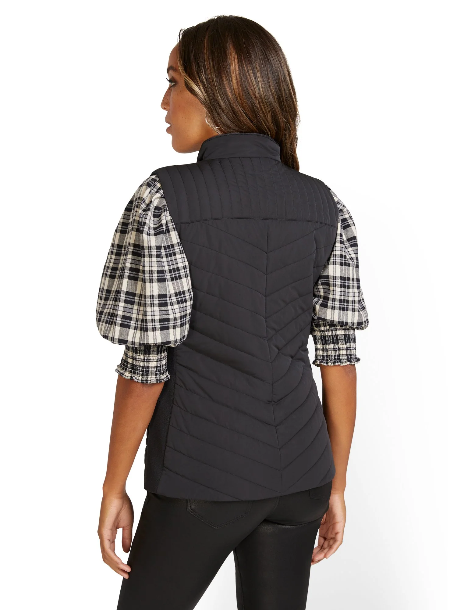 REPREVE® Piped Quilted Vest - Image 3