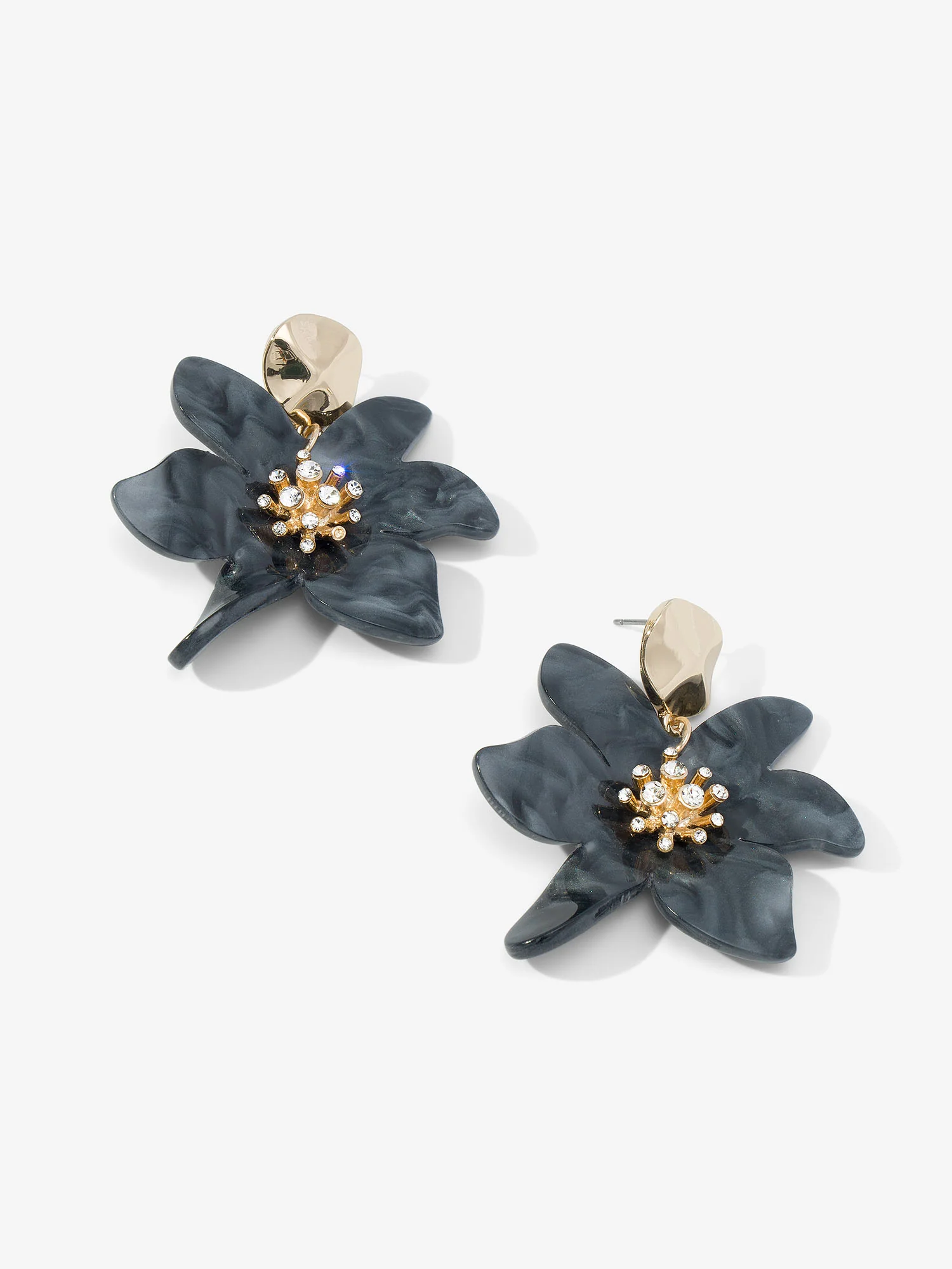 Resin Flower Earrings - Image 3
