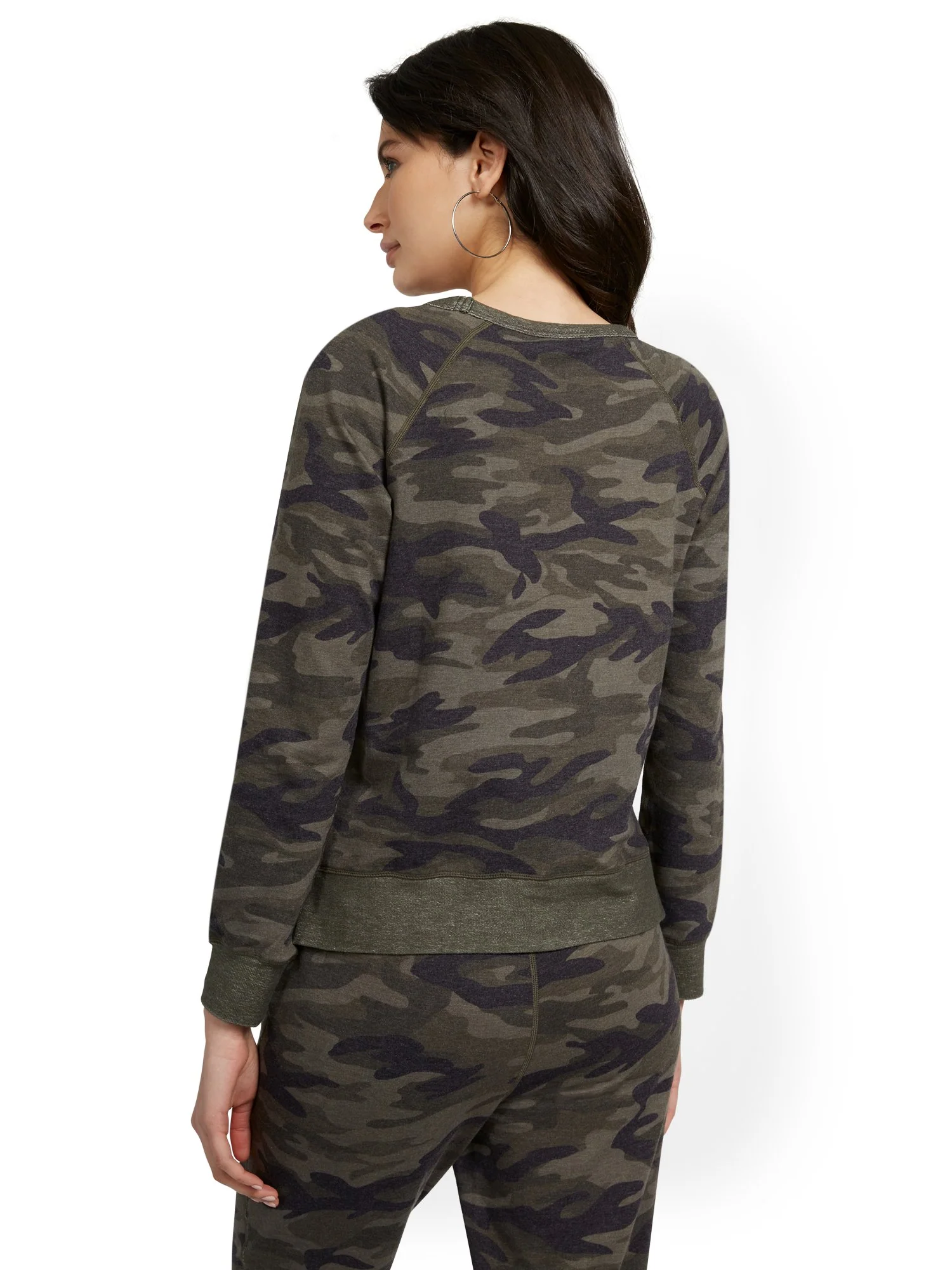 Reversible Camo-Print Lounge Top - Image 3