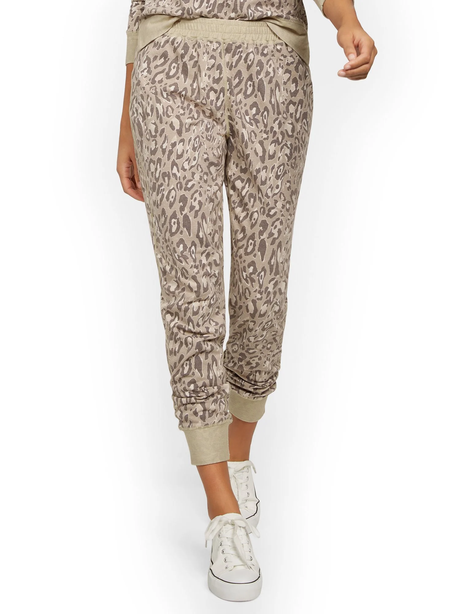Reversible Leopard-Print Jogger Pant - Image 2