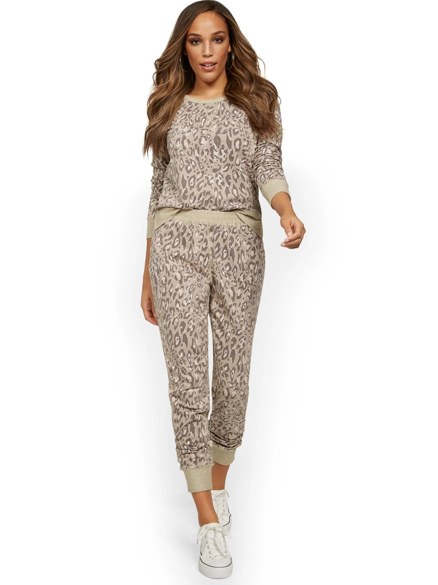 Reversible Leopard-Print Jogger Pant - Image 4
