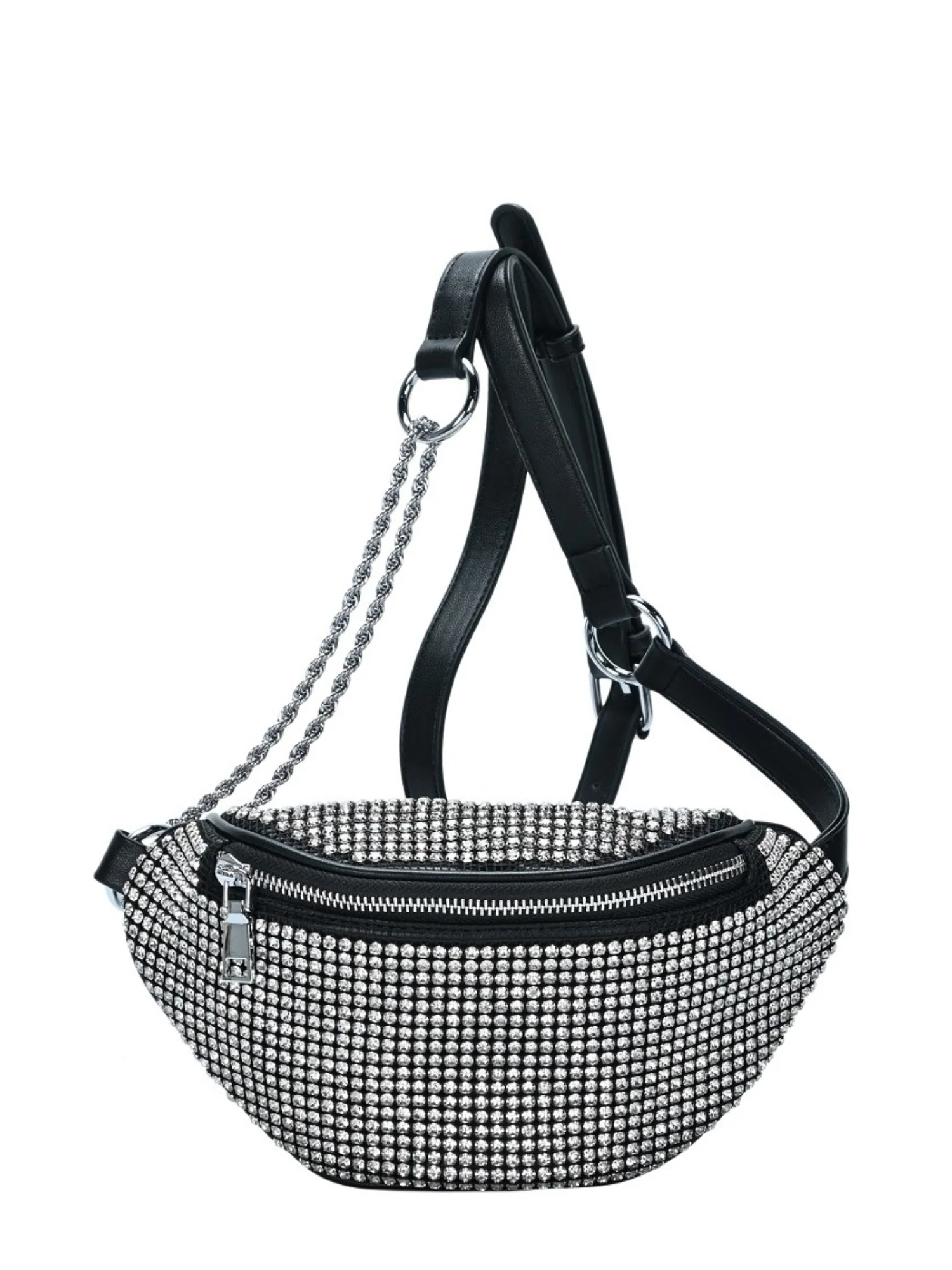 Rhinestone Convertable Crossbody Bag