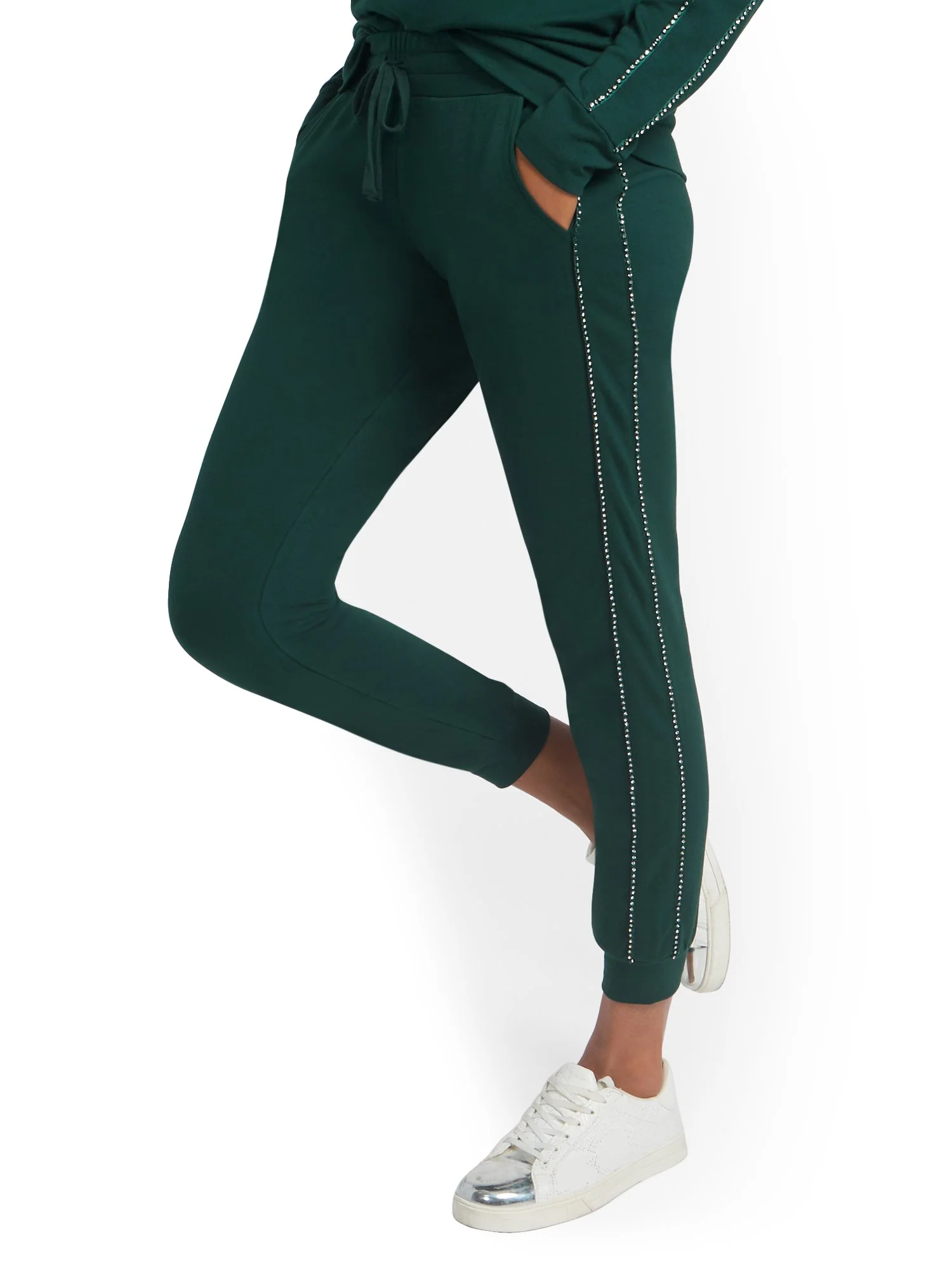 Rhinestone Detail Jogger Pant - Image 7
