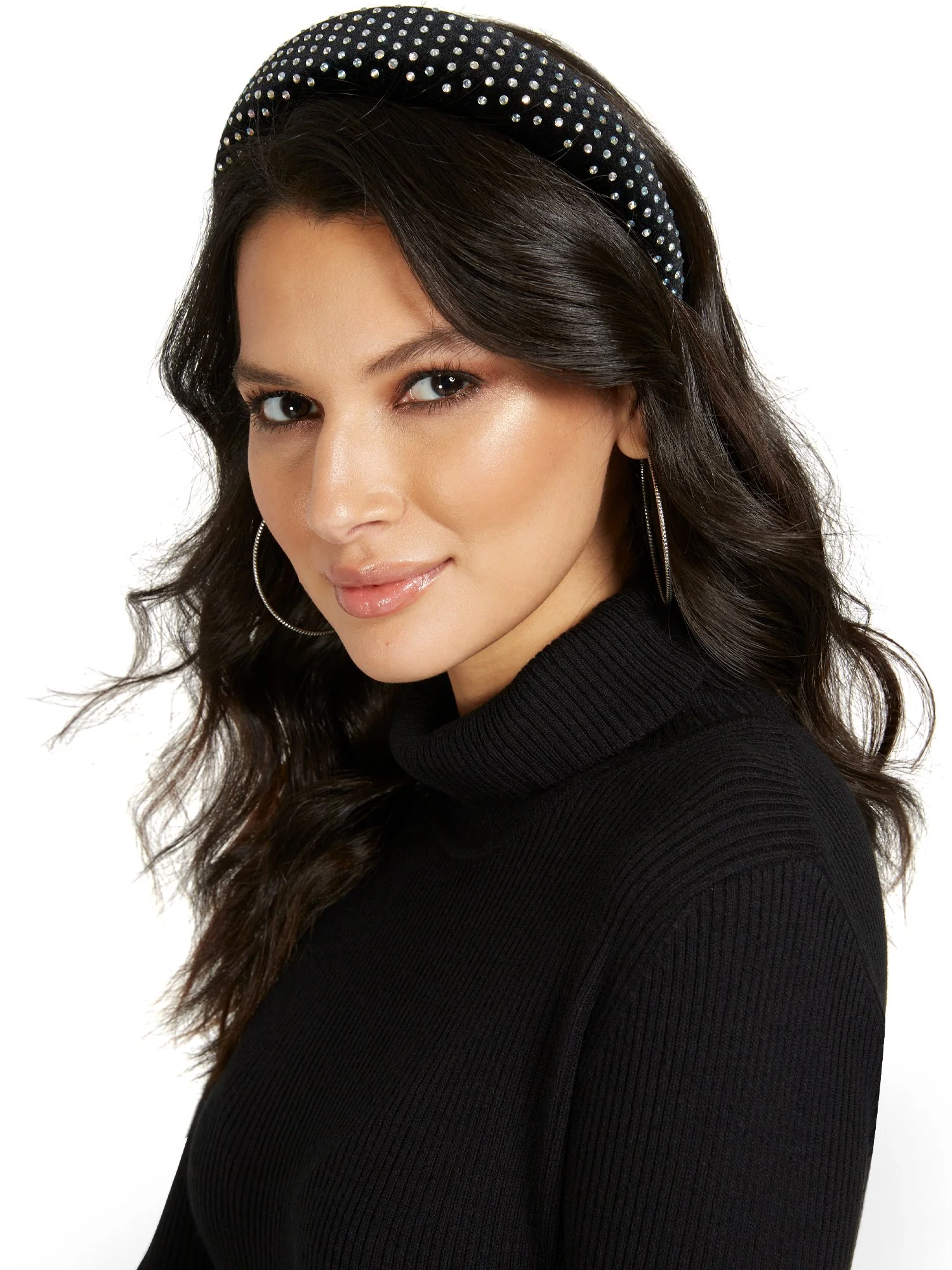 Rhinestone-Dot Headband
