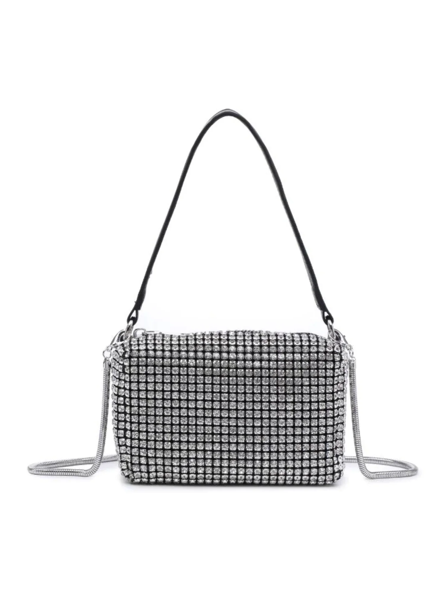 Urban Expressions Rhinestone Embellished Shoulder Bag - Brands We Love - Image 2