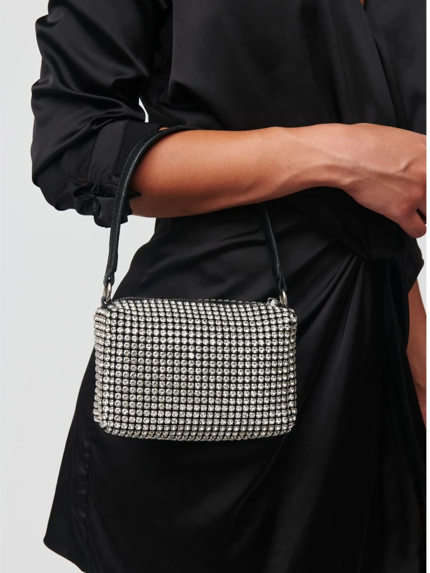 Urban Expressions Rhinestone Embellished Shoulder Bag - Brands We Love - Image 3
