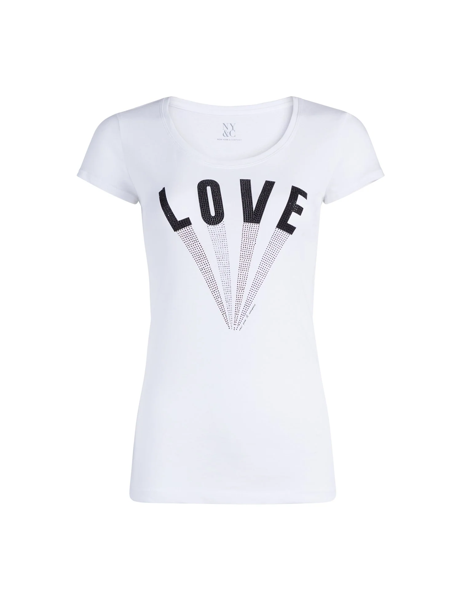 Rhinestone 'Love' Graphic Tee
