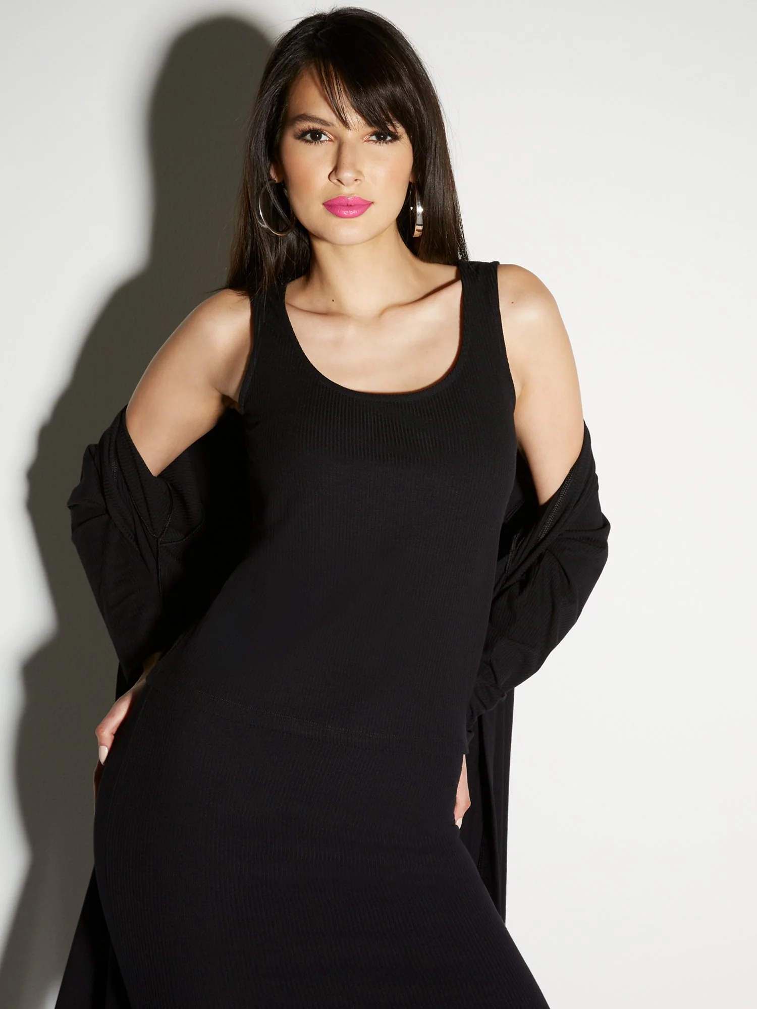Ribbed Scoopneck Tank - Everyday Collection - Image 2