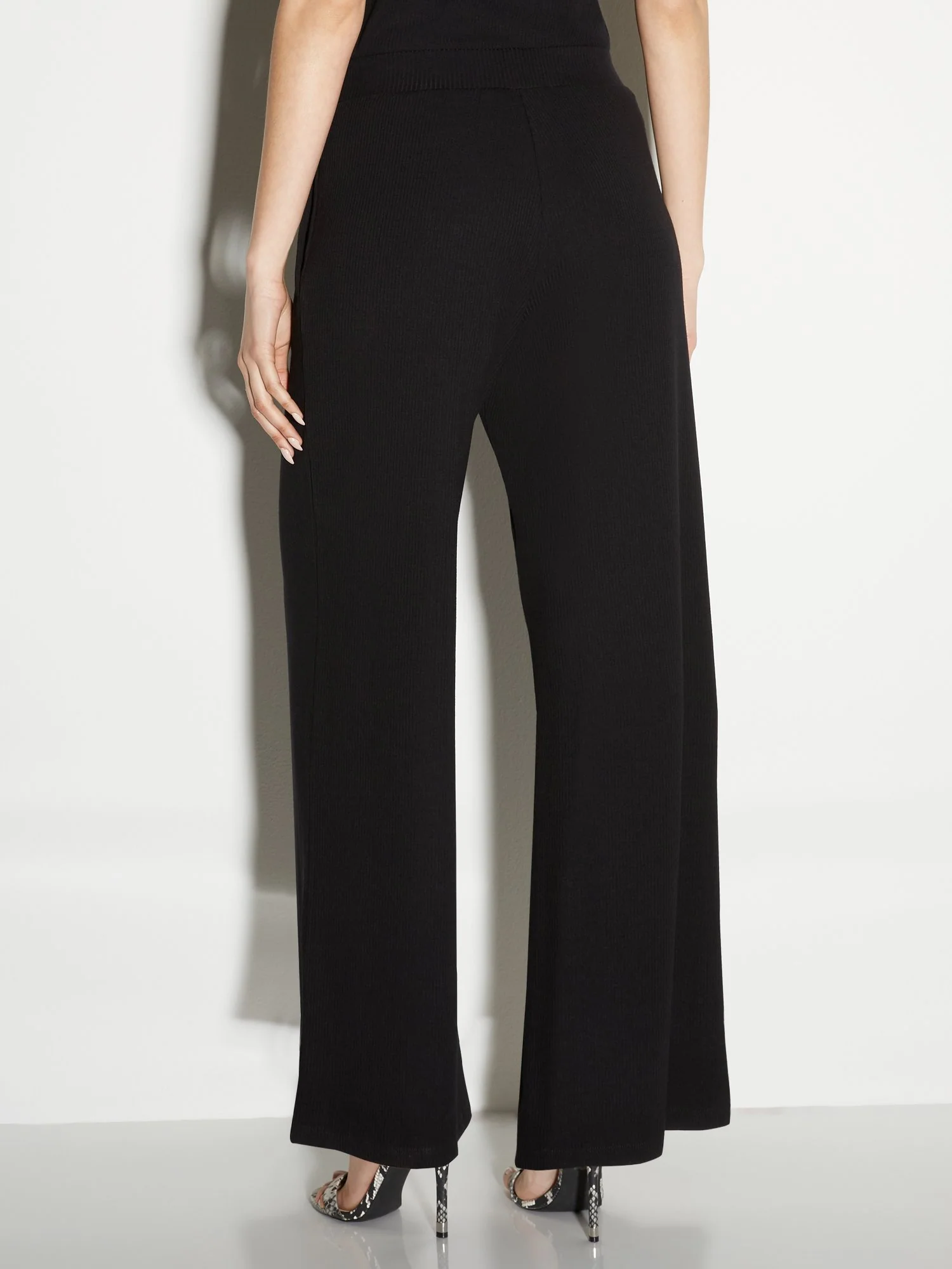 Ribbed Wide-Leg Pant - Everyday Collection - Image 3
