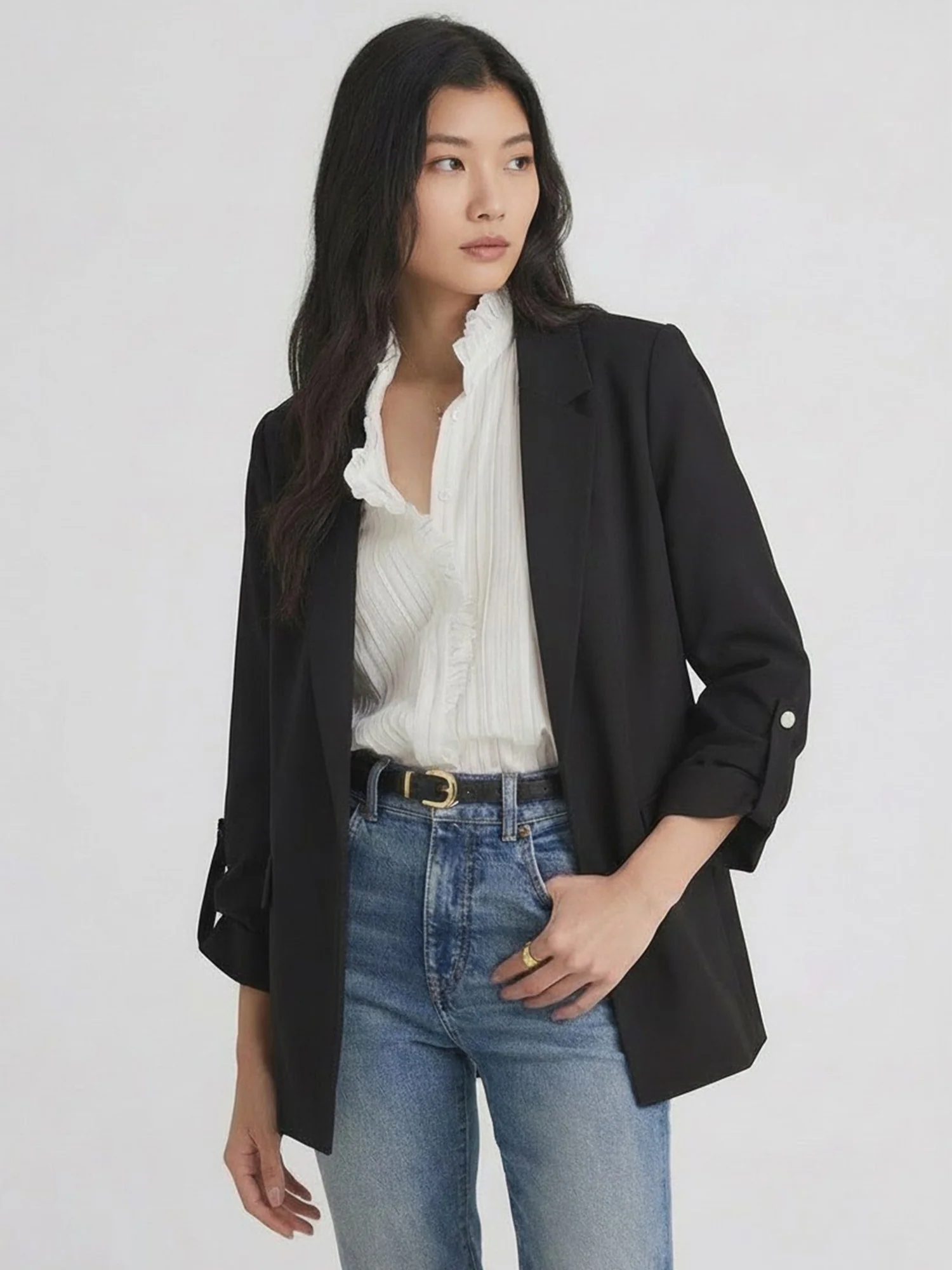 Roll Cuff Vertigo Classic Blazer