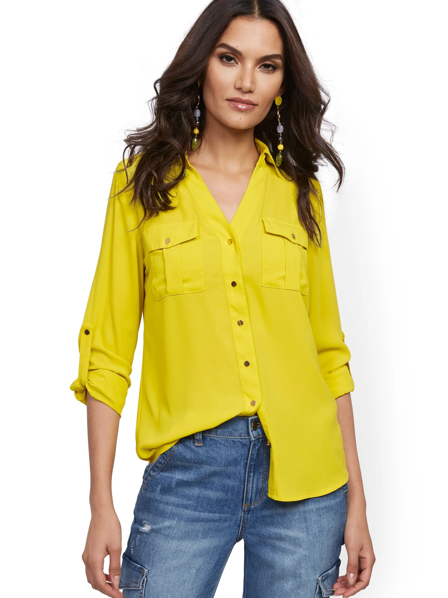 Roll-Tab Utility Shirt - Image 15