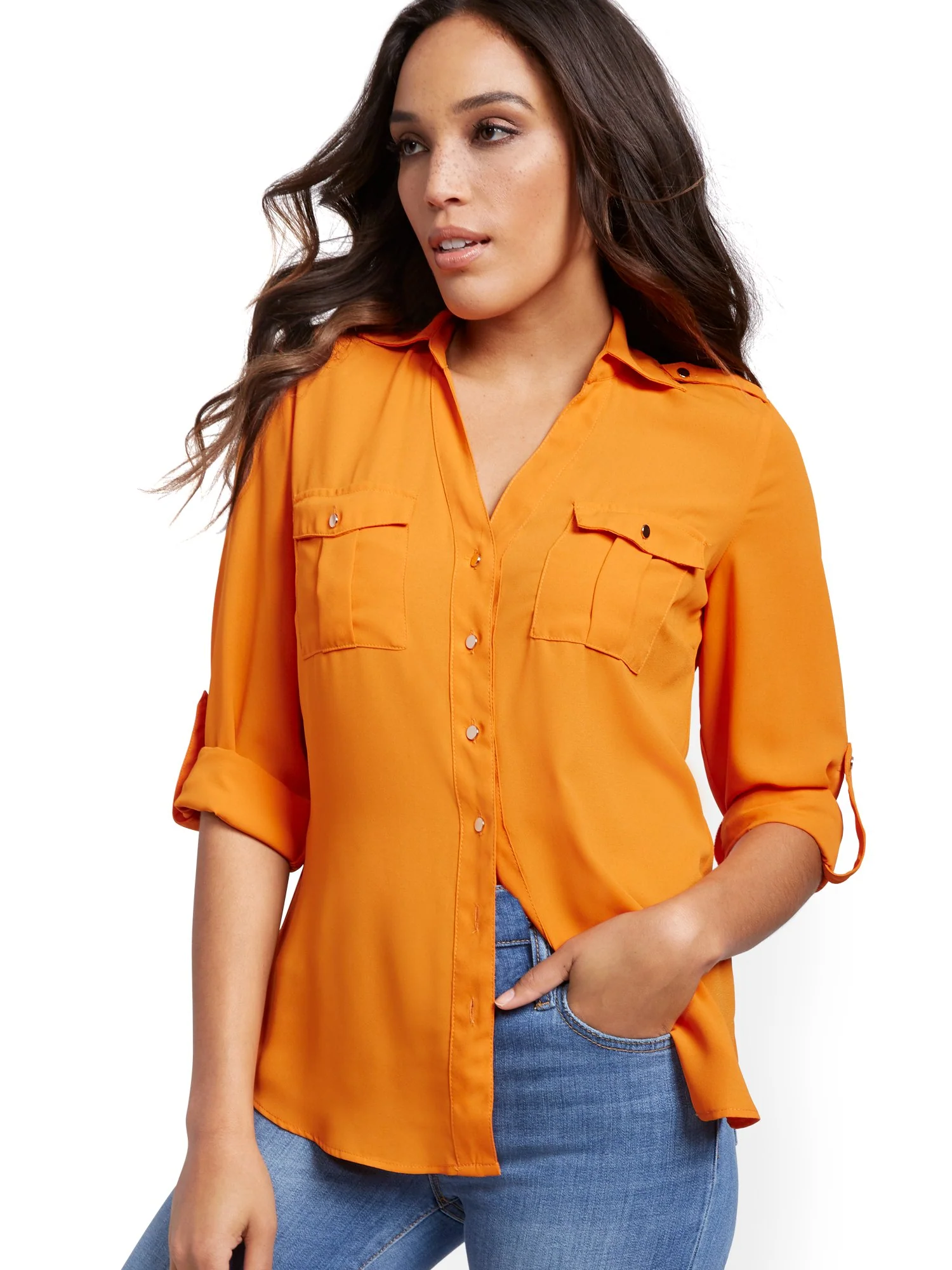 Roll-Tab Utility Shirt - Image 21
