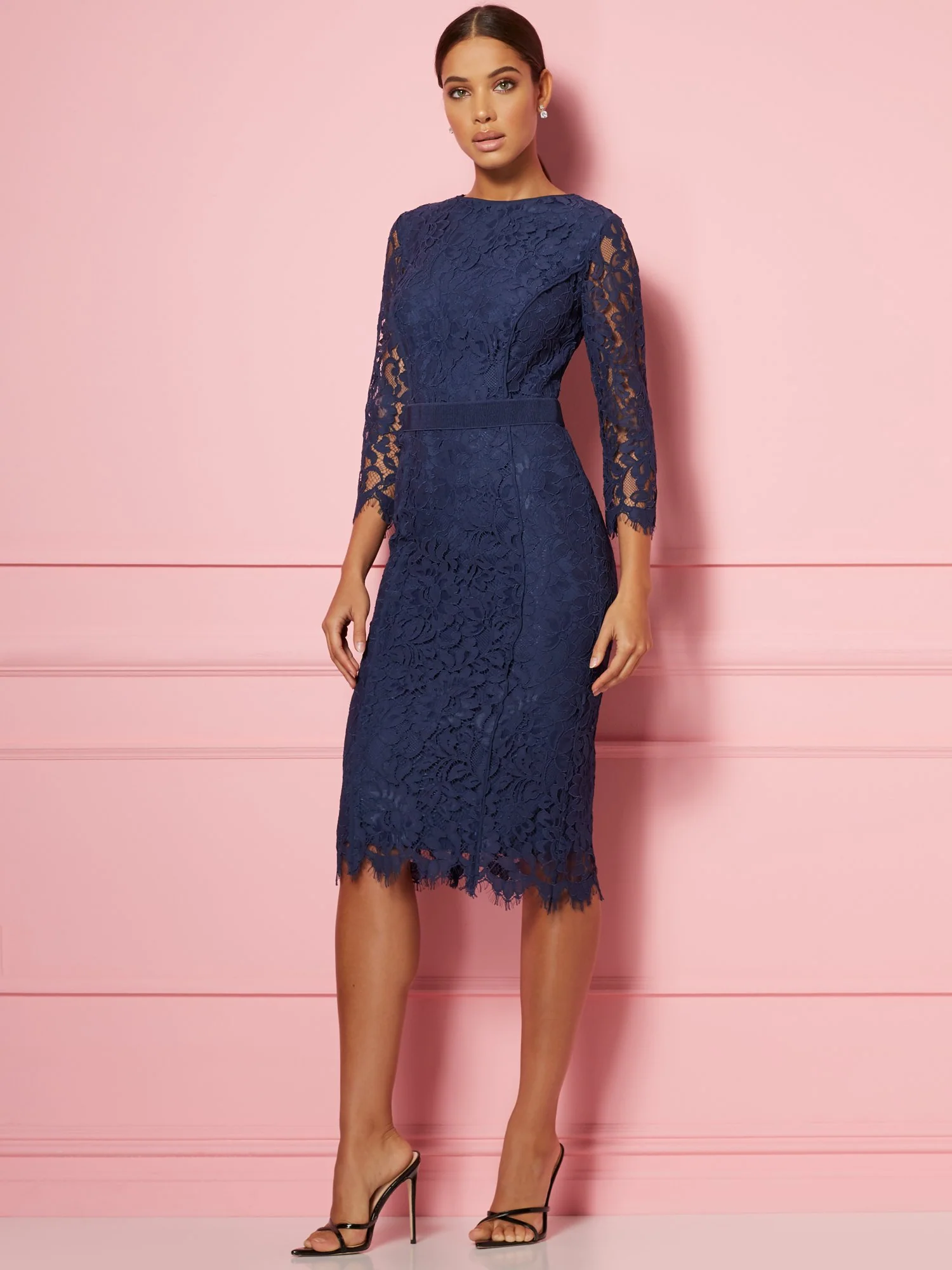 Romina Lace Sheath Dress - Eva Mendes Fiesta Collection - Image 8