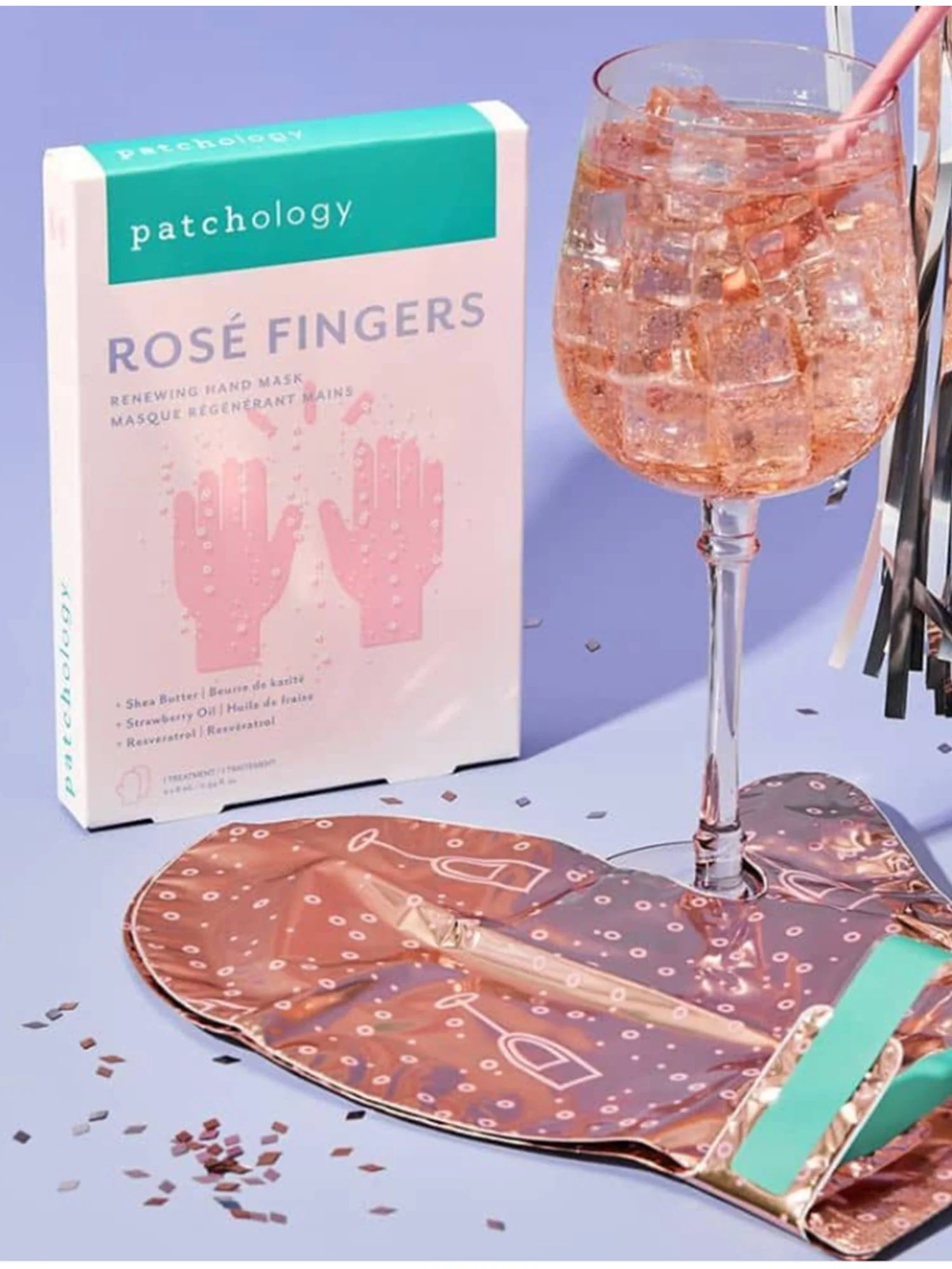 Patchology Rose Finger Renewing Hand & Cuticle Mask - Brands We Love - Image 3