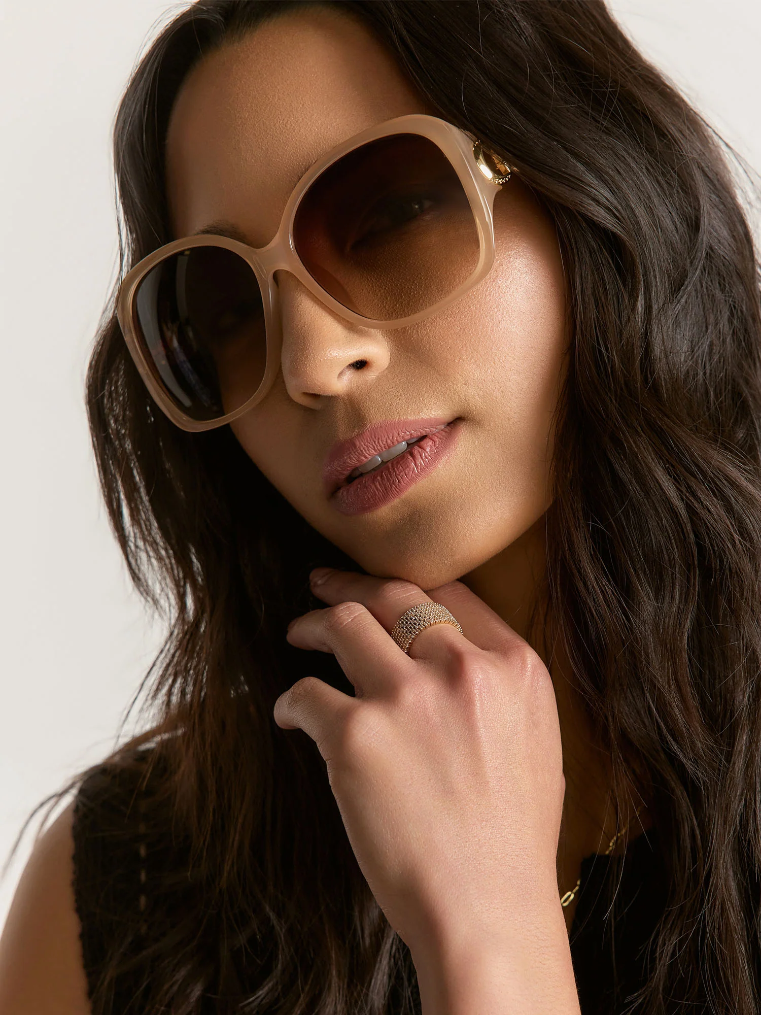 Round Side Trim Sunglasses