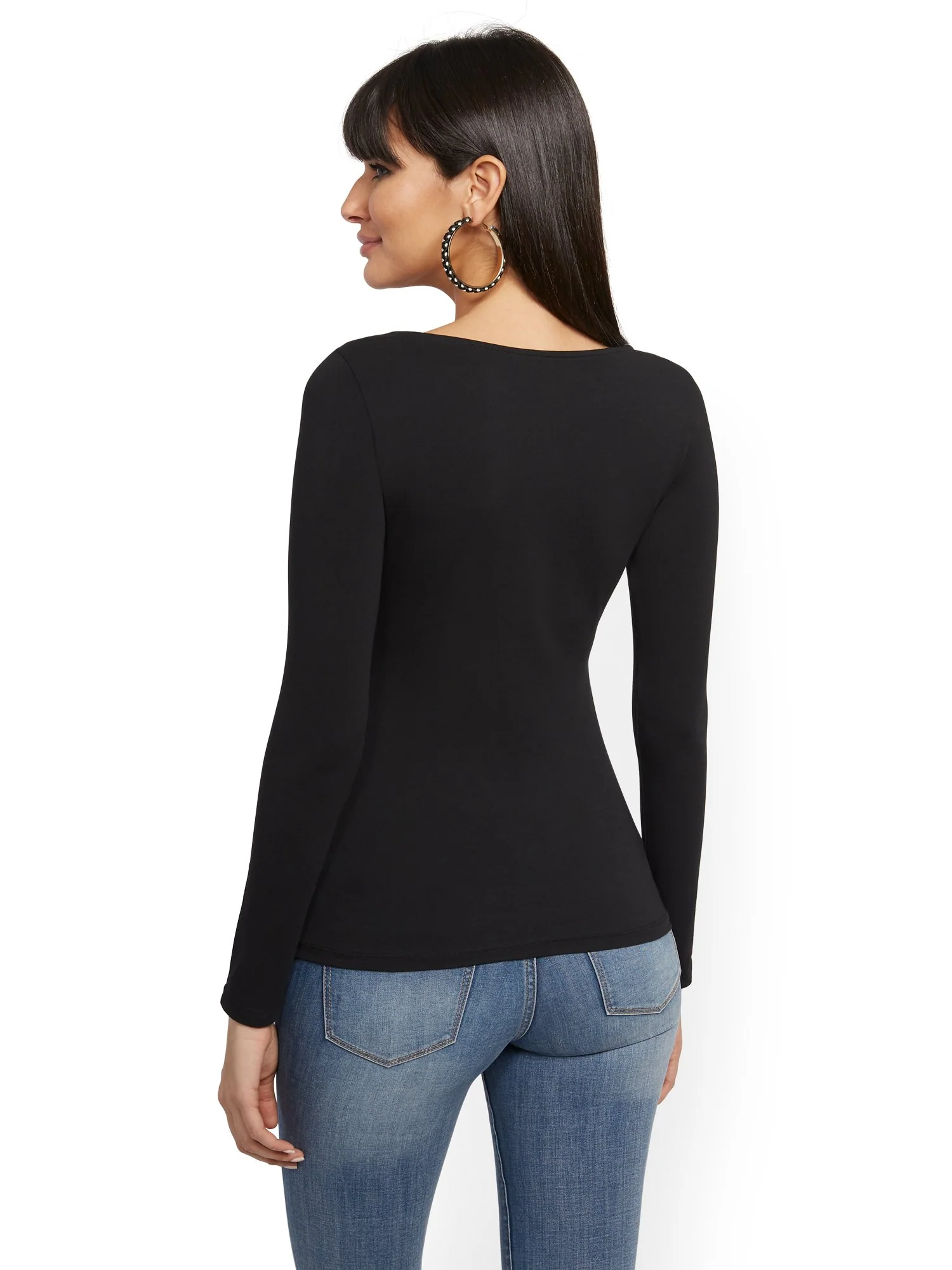 Ruched Bateau-Neck Top - Image 3