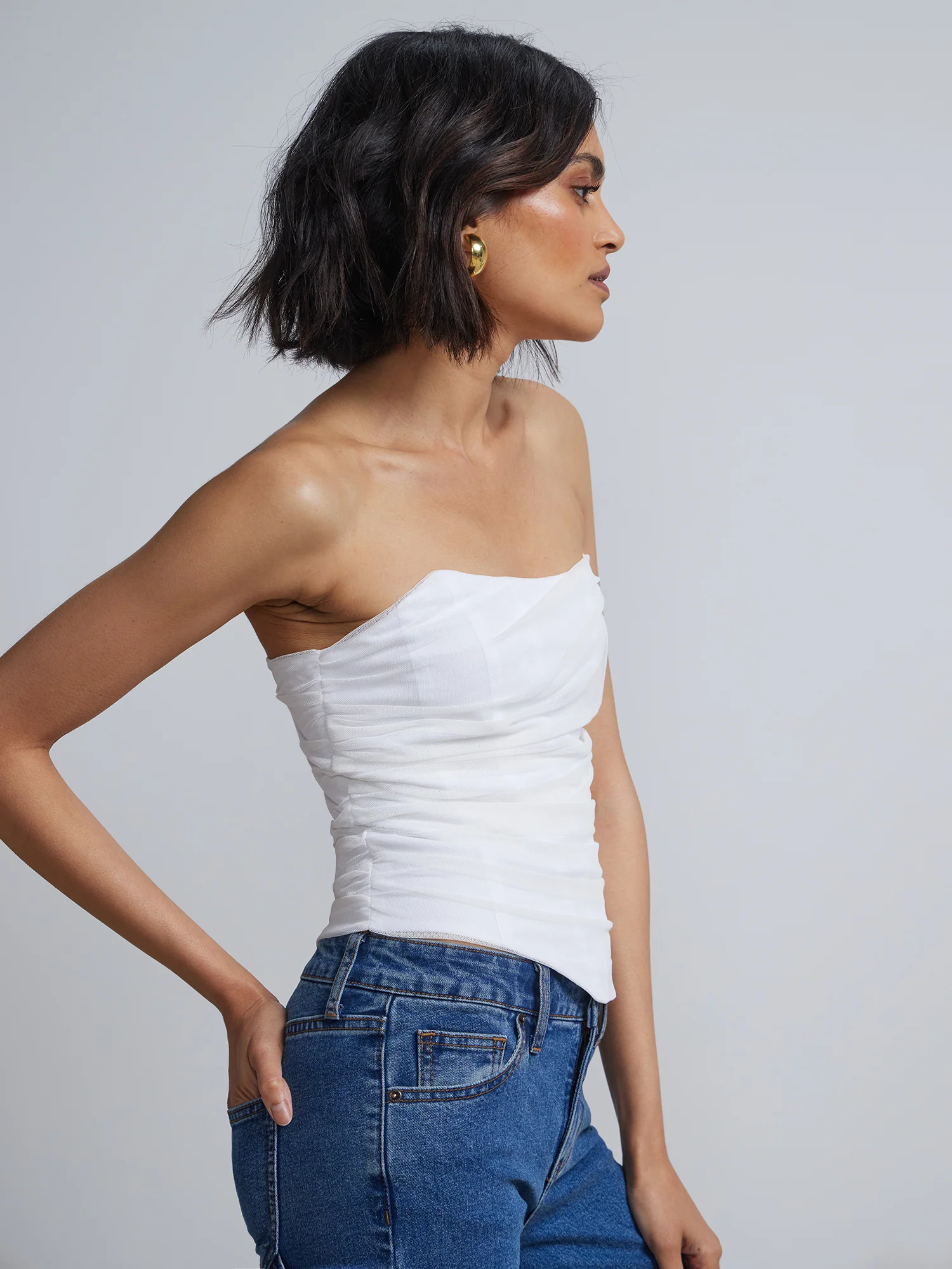 Ruched Corset Top - Image 7
