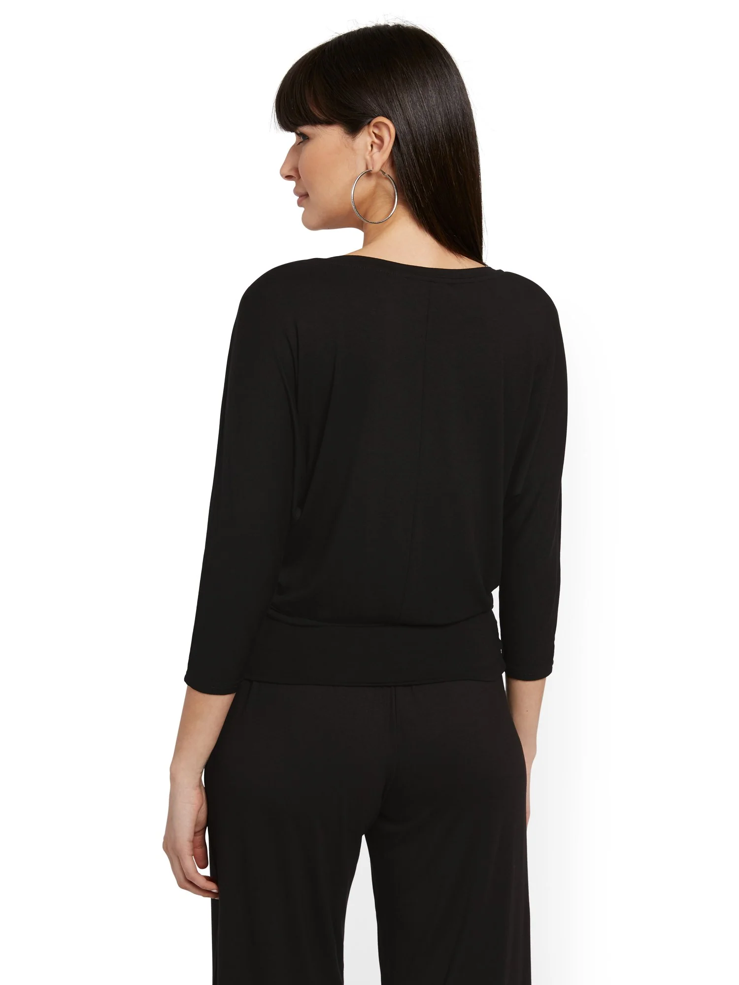 Ruched Dolman Top - NY&C Style System - Image 3