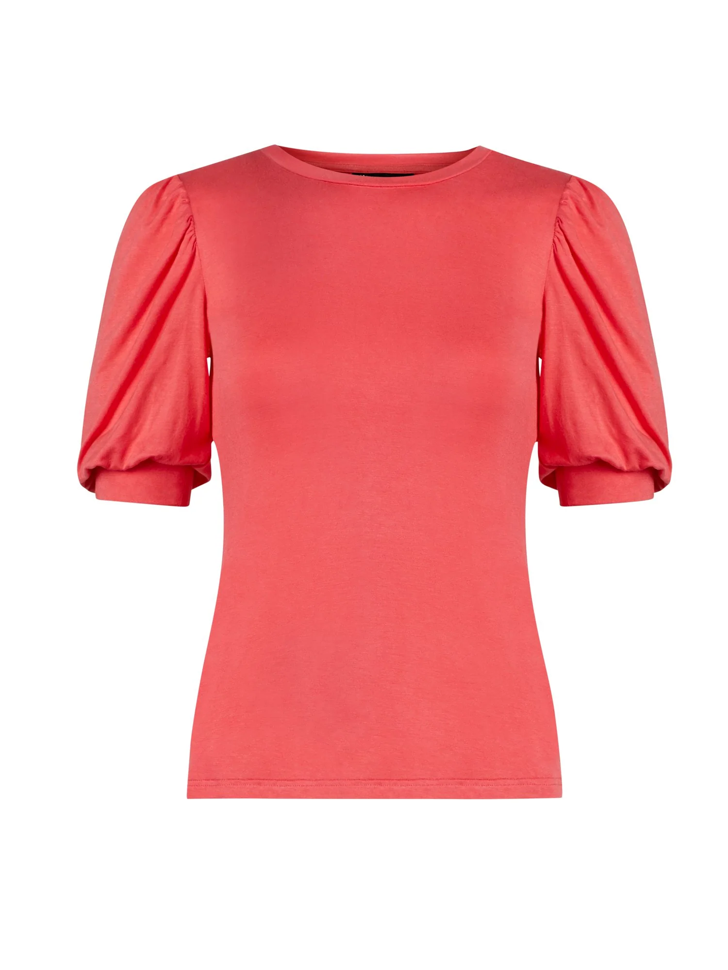 Ruched Puff-Sleeve Top - Image 14