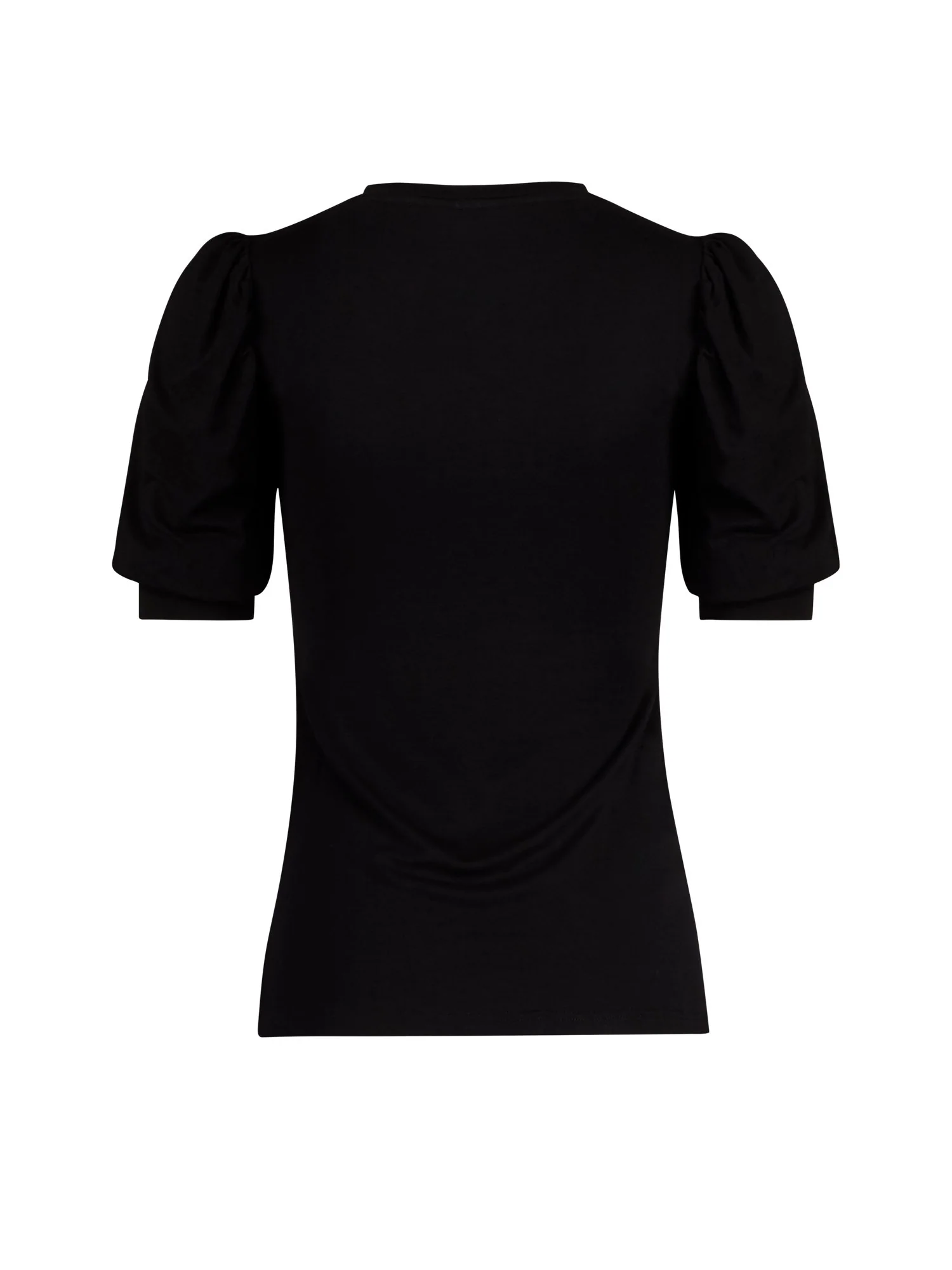 Ruched Puff-Sleeve Top - Image 3