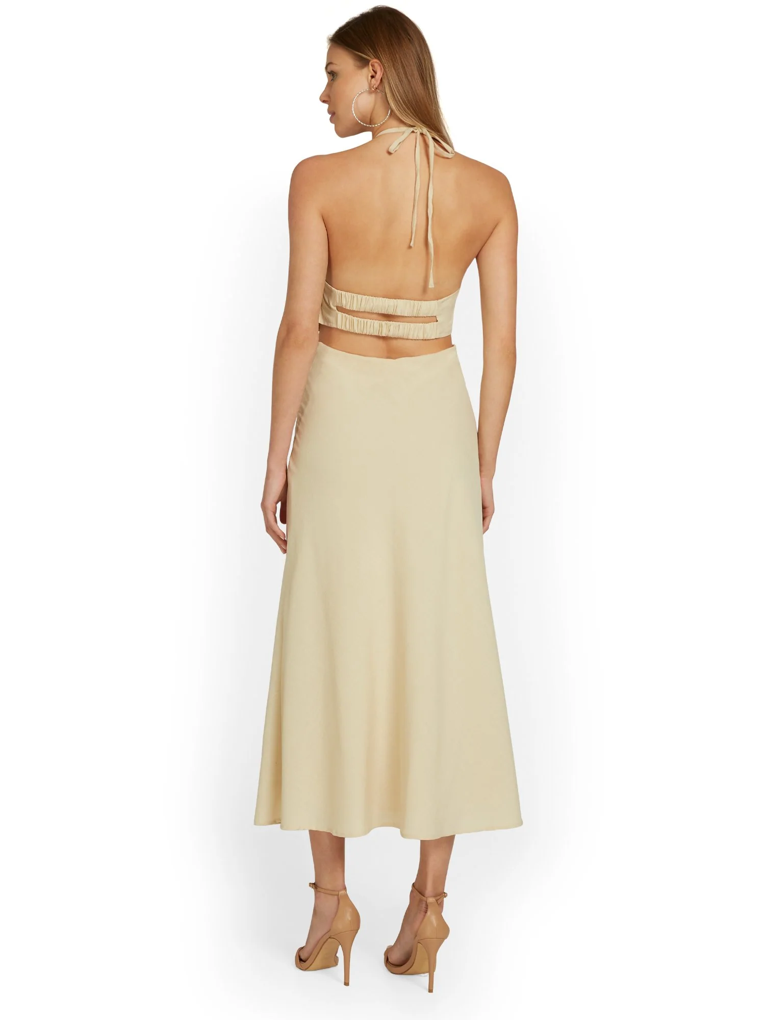 Emory Park Ruched Strap Halterneck Maxi Dress - Brands We Love - Image 8
