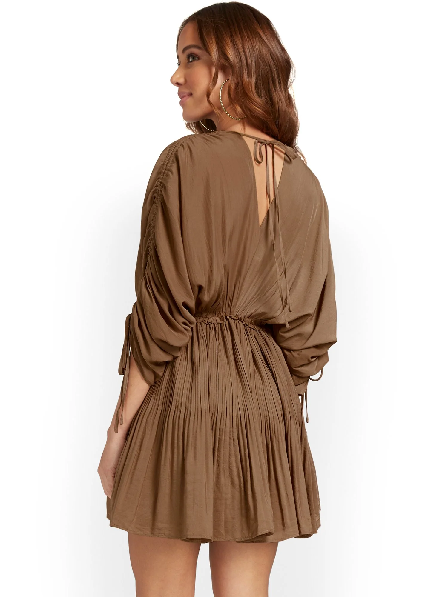 Mustard Seed Ruched Tie-Sleeve Dress - Brands We Love - Image 10