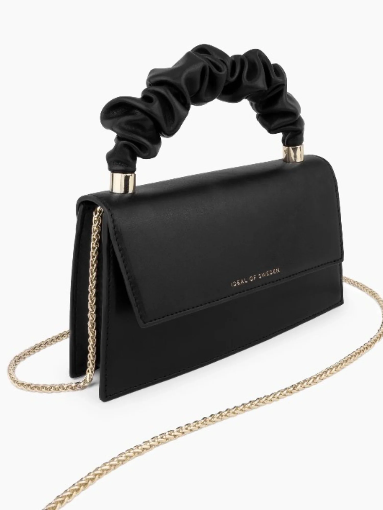 Ideal Of Sweden Ruffle Noir Top-Handle Bag - Brands We Love - Image 3