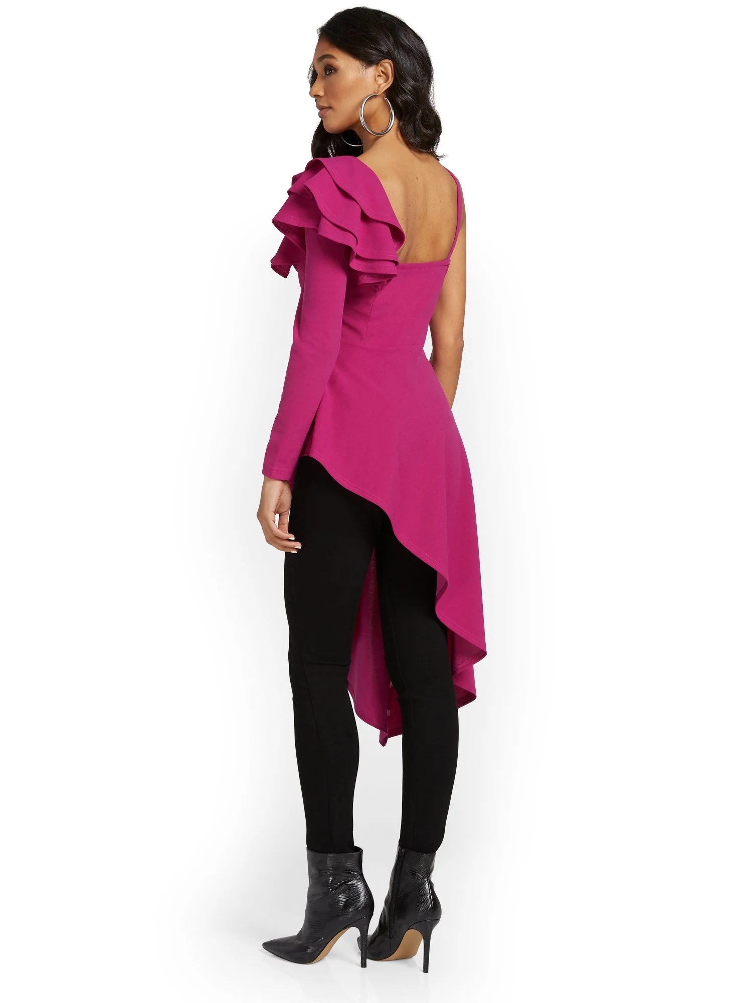 Ruffle-Sleeve Maxi Top - Image 3