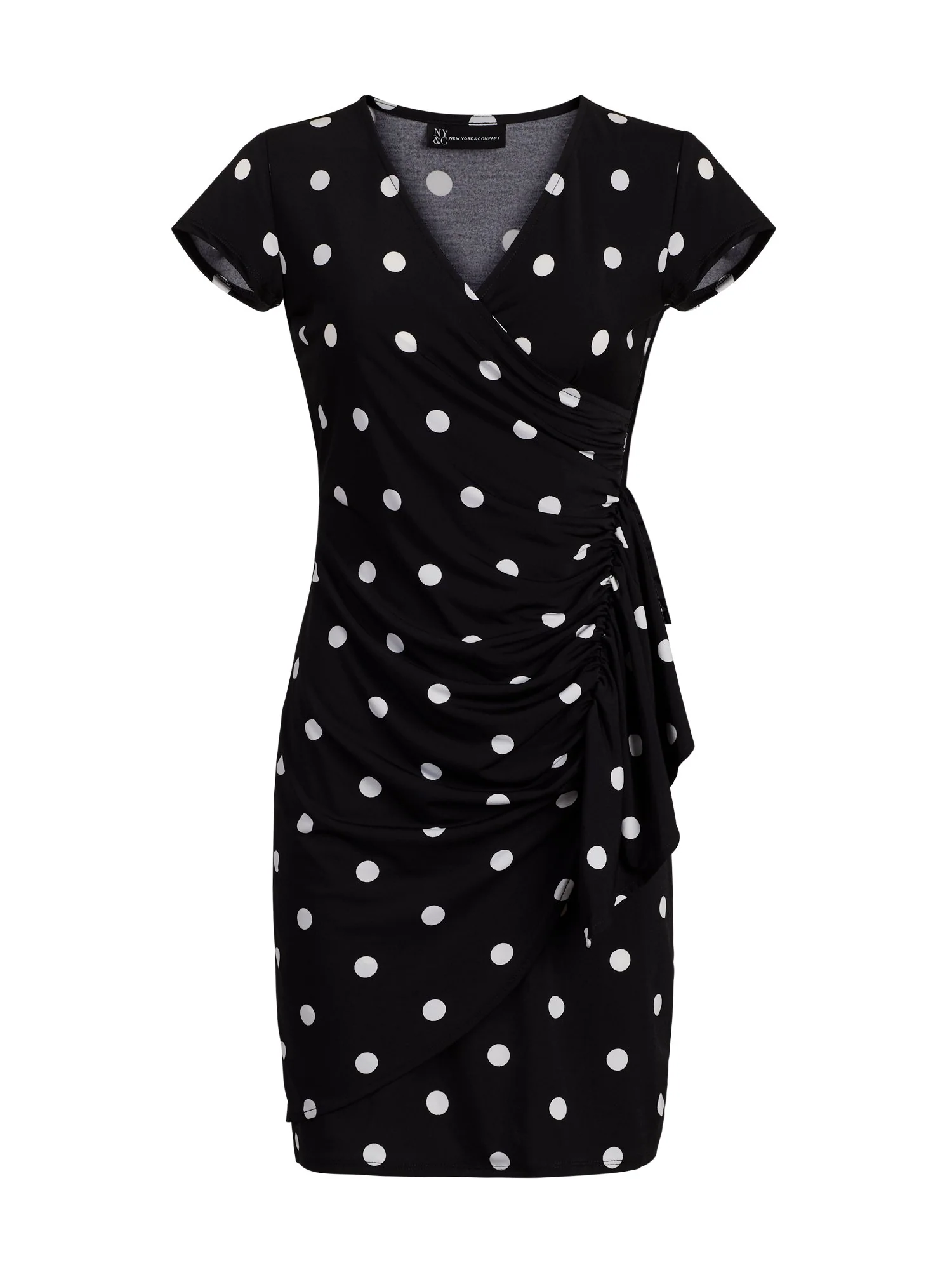 Ruffled Wrap Sheath Dress - Image 2