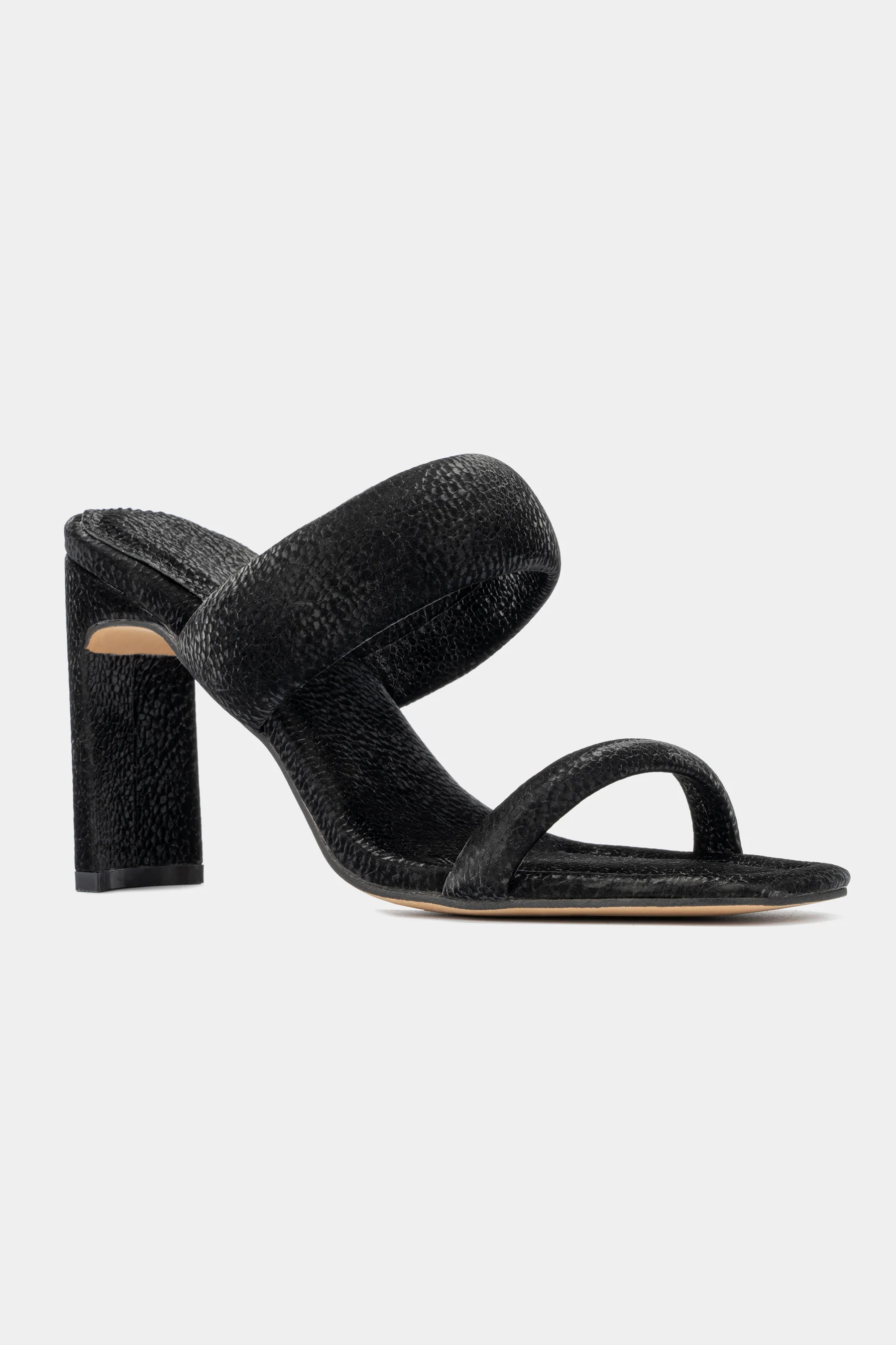 Sanica Puffy Strap Heeled Sandal - Image 2